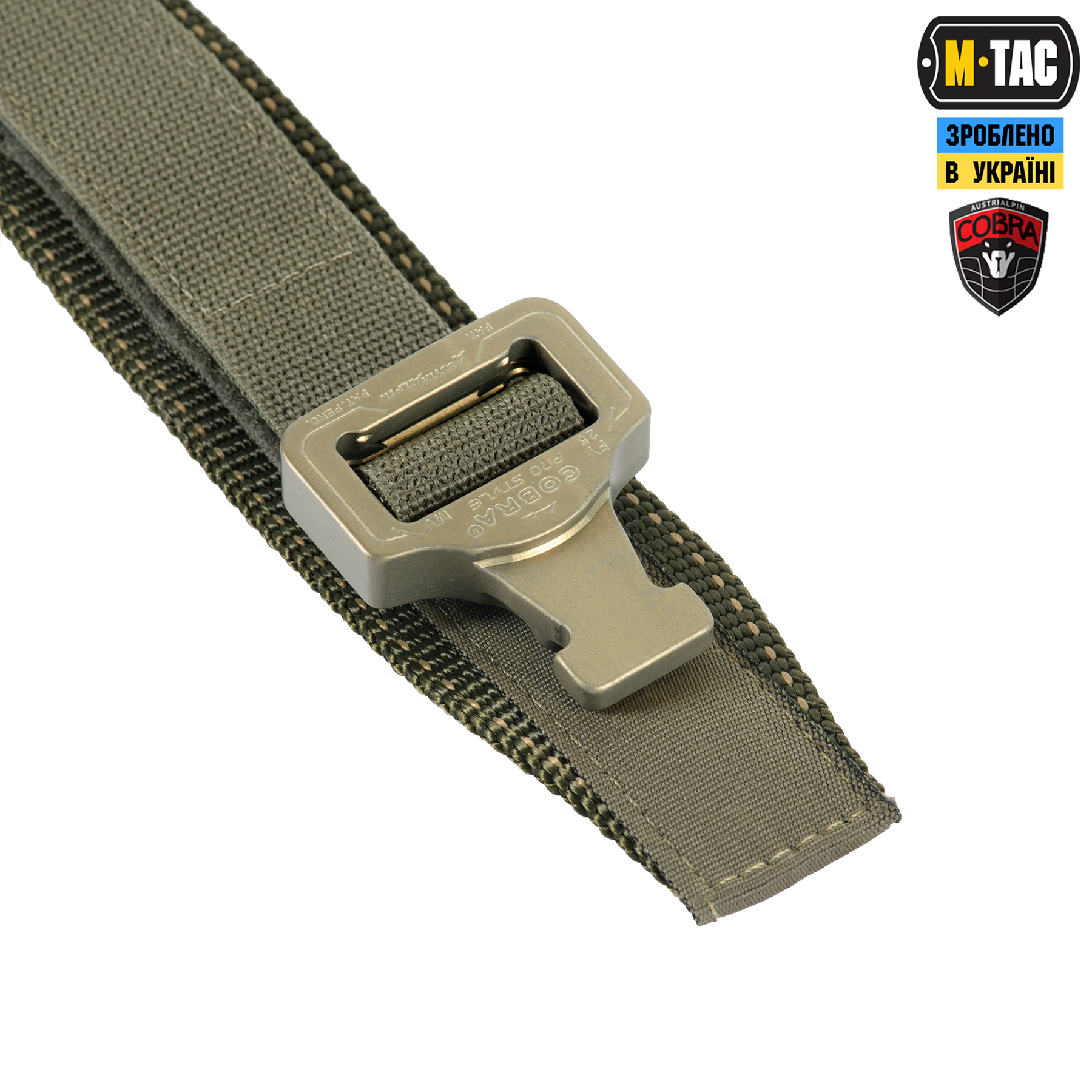 M-Tac ремень Cobra Buckle Belt Ranger Green — 5