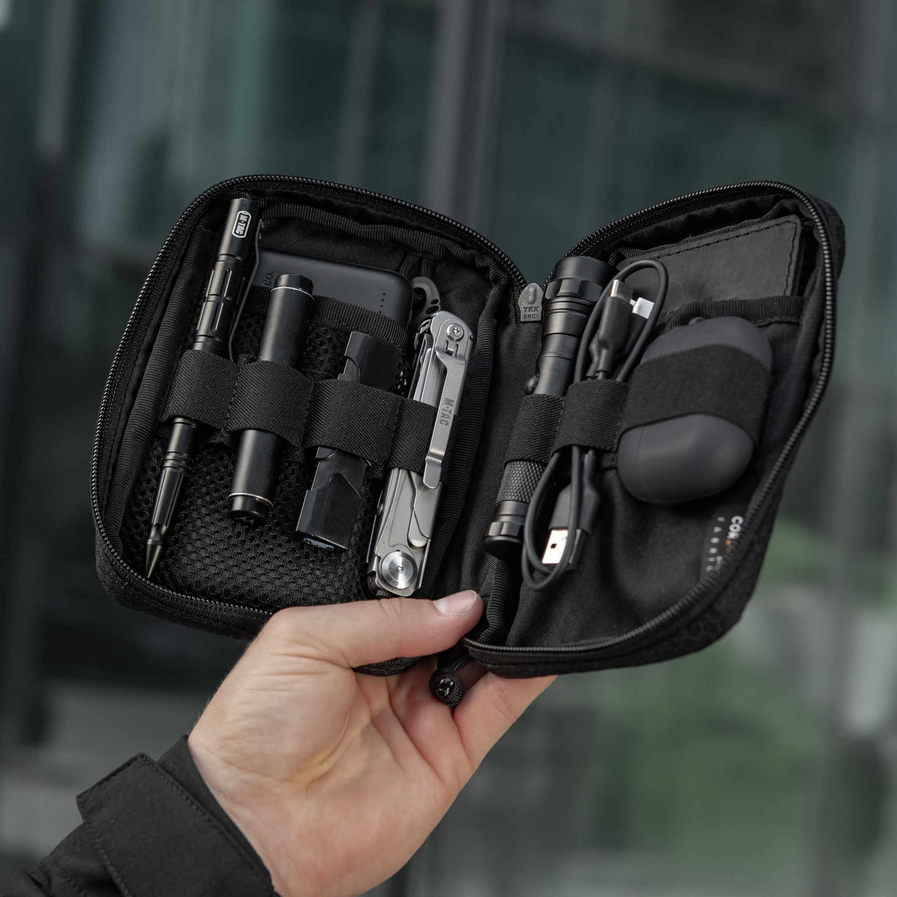 M-Tac EDC Pocket HEX Elite Black — 27