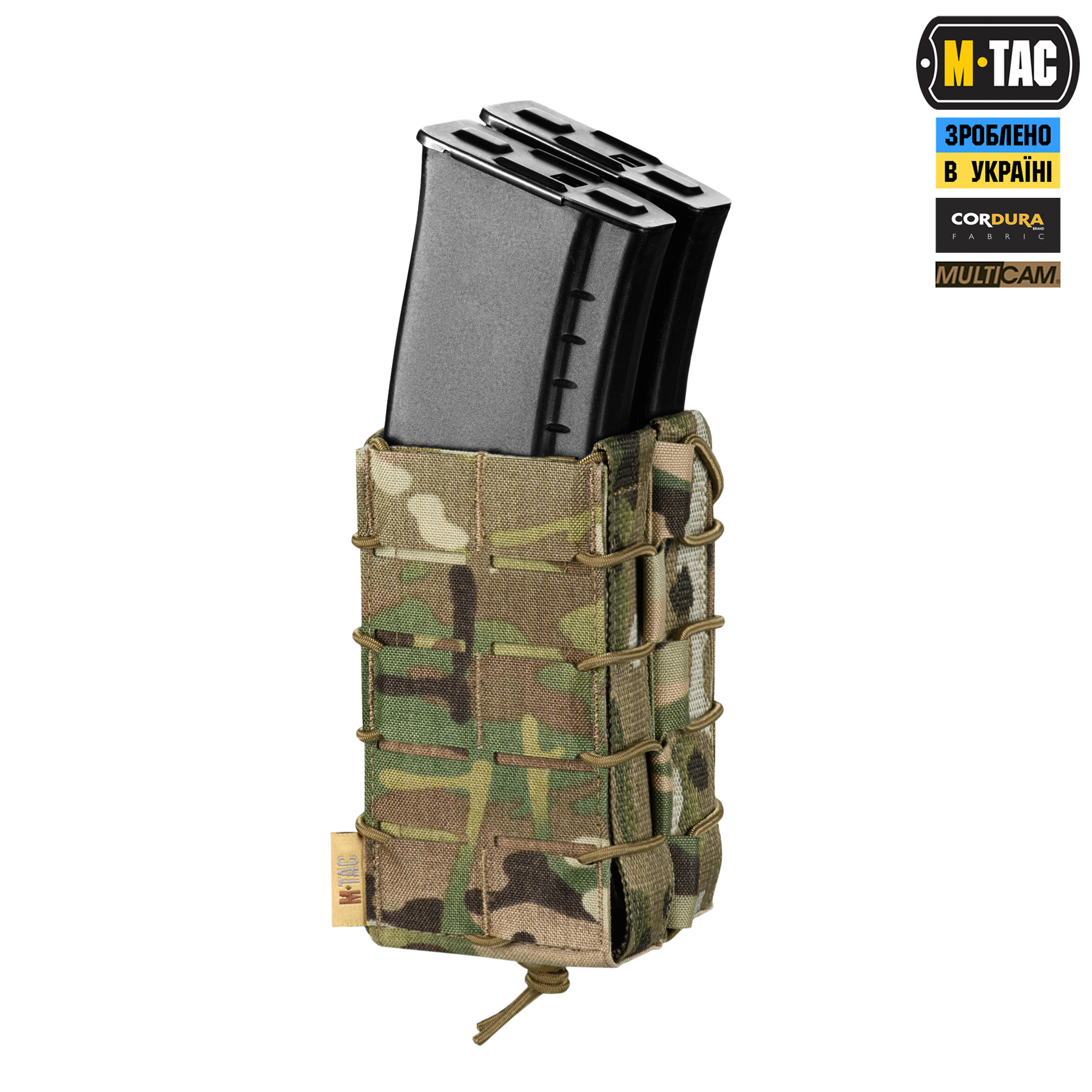 M-Tac подсумок для АК открытый двойной Gen.3 Laser Cut Multicam — 3