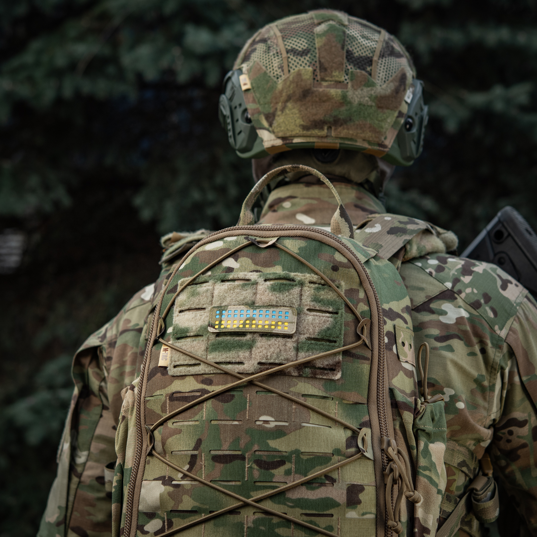M-Tac нашивка флаг Украины 25х80 Laser Cut Multicam/Yellow/Blue/GID — 13