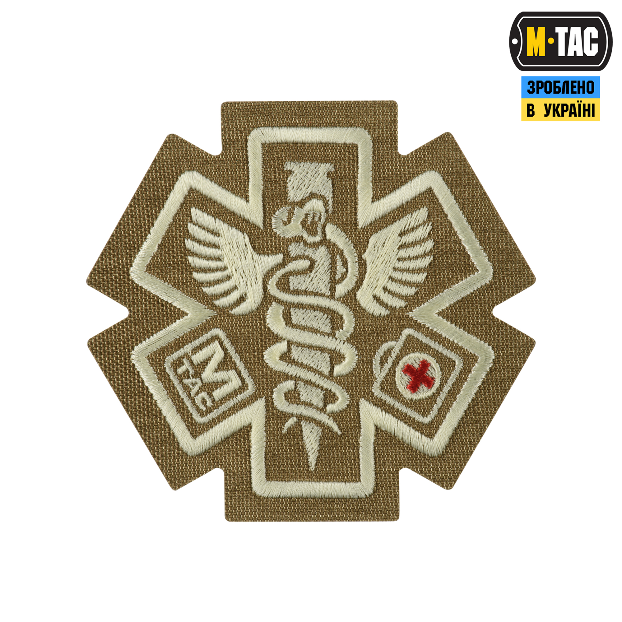 M-Tac нашивка Paramedic (вышивка) Coyote — 2
