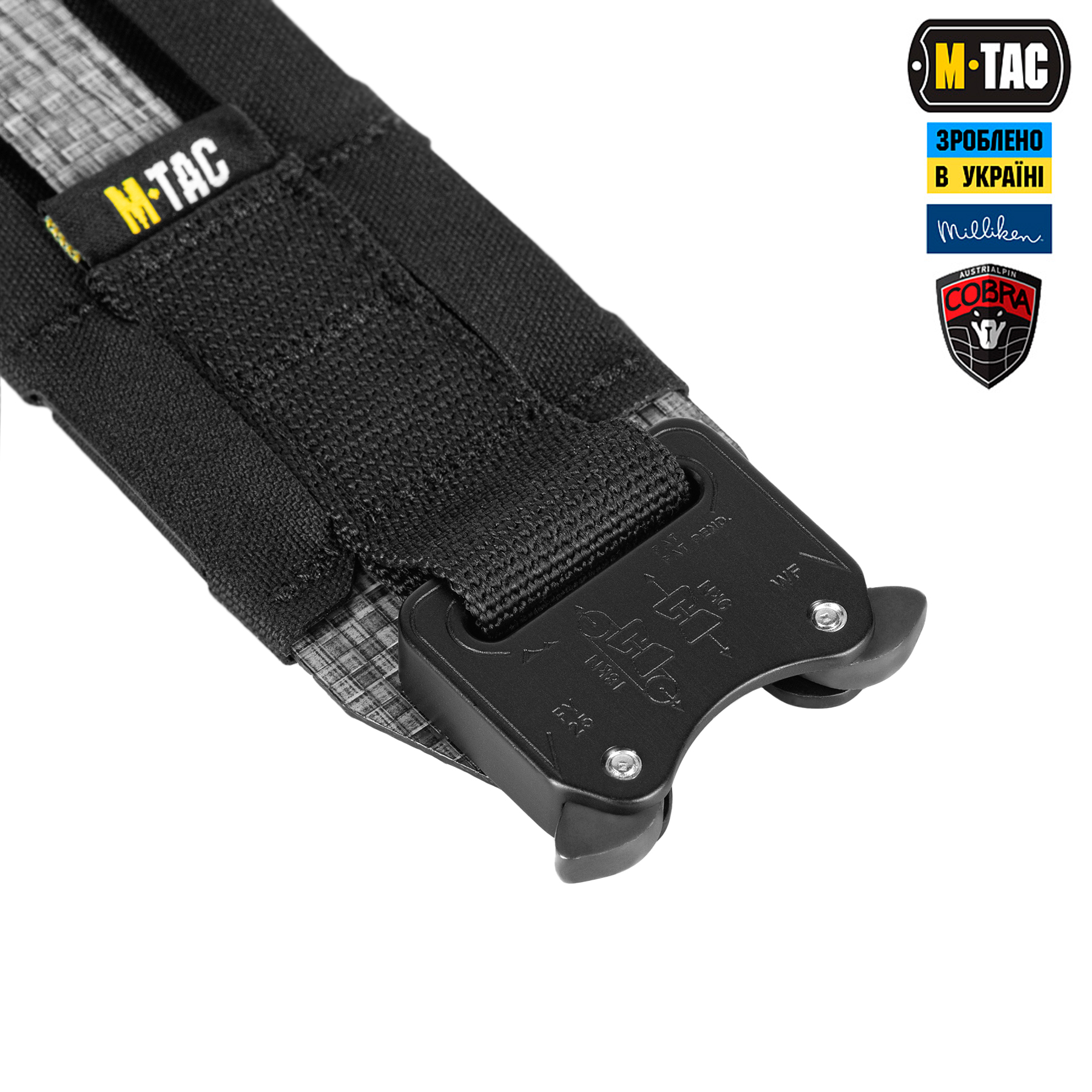 M-Tac ремень Tiger Belt Cobra Buckle Black — 6