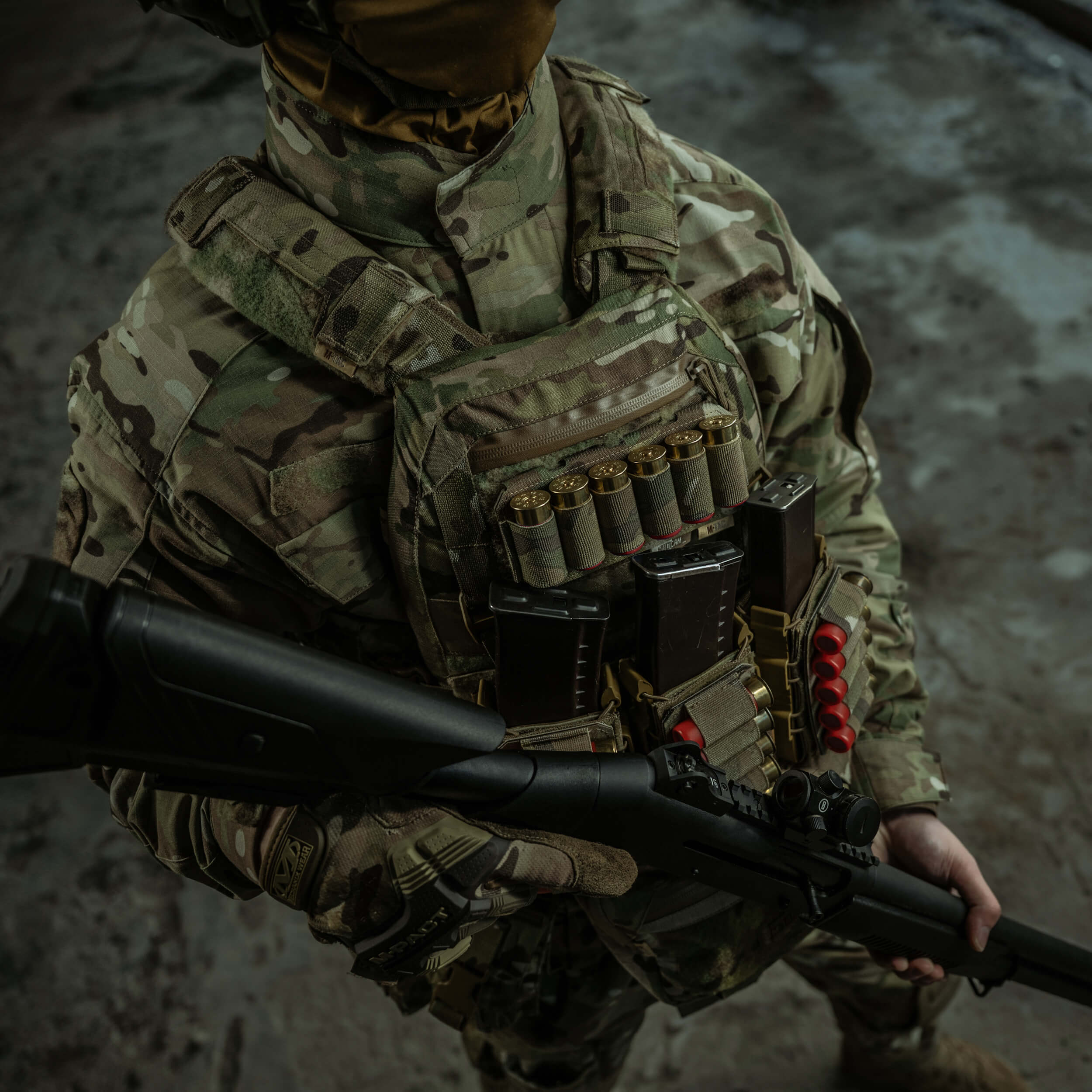 M-Tac подсумок для патронов 12 калибра горизонтальный Laser Cut Multicam — 17