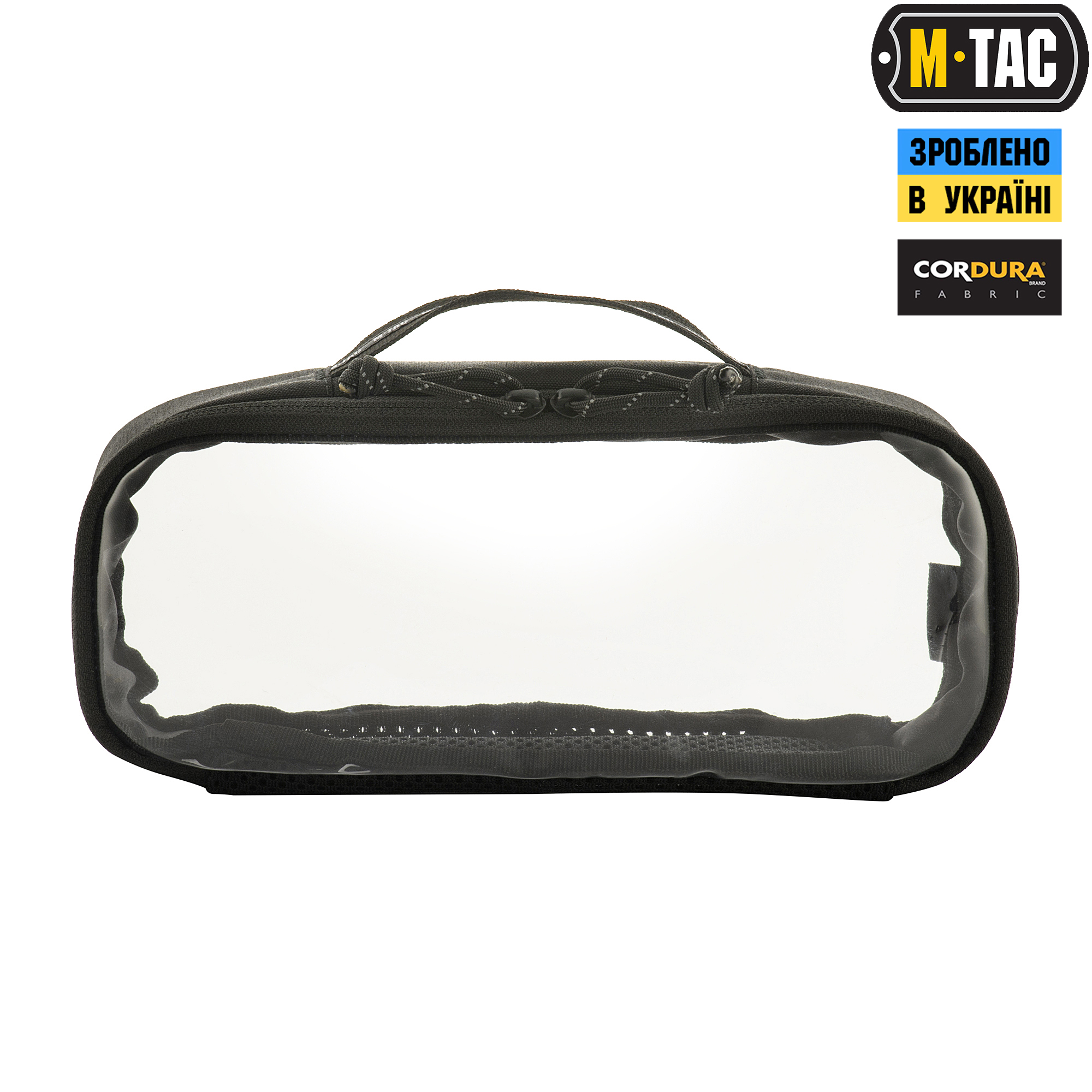 M-Tac органайзер утилитарный прозрачный Elite Medium (26х11 см) Black — 4