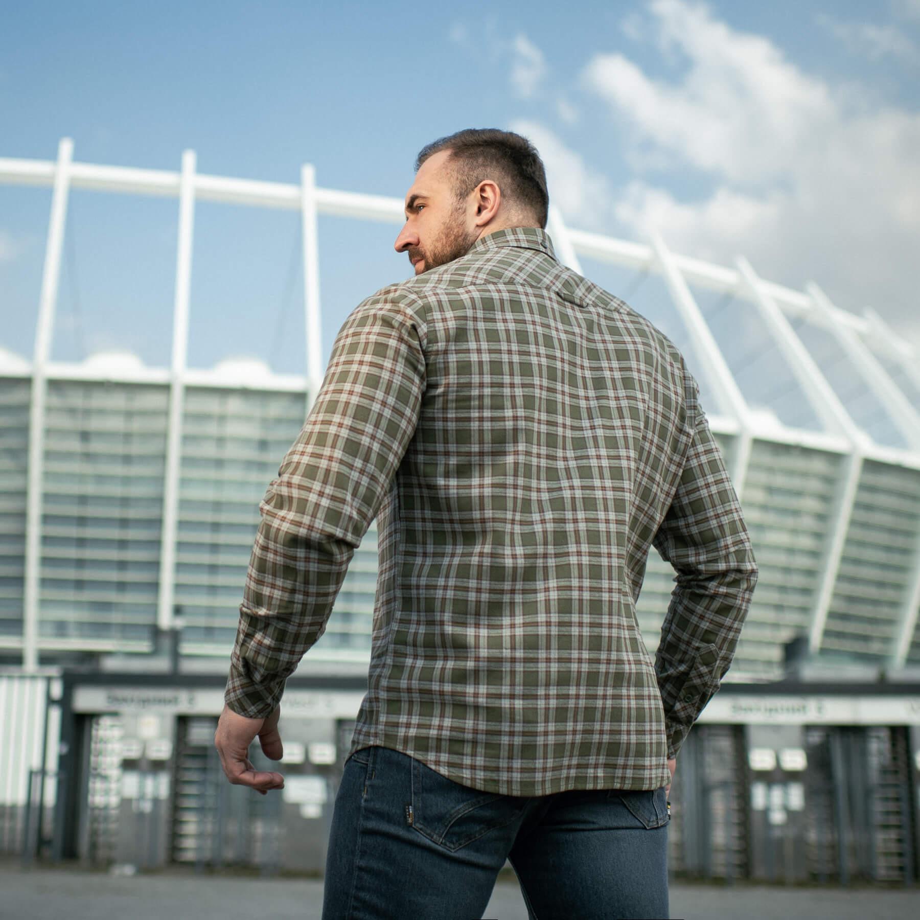 M-Tac рубашка Lumberjack Cotton Shirt Olive/Grey — 12