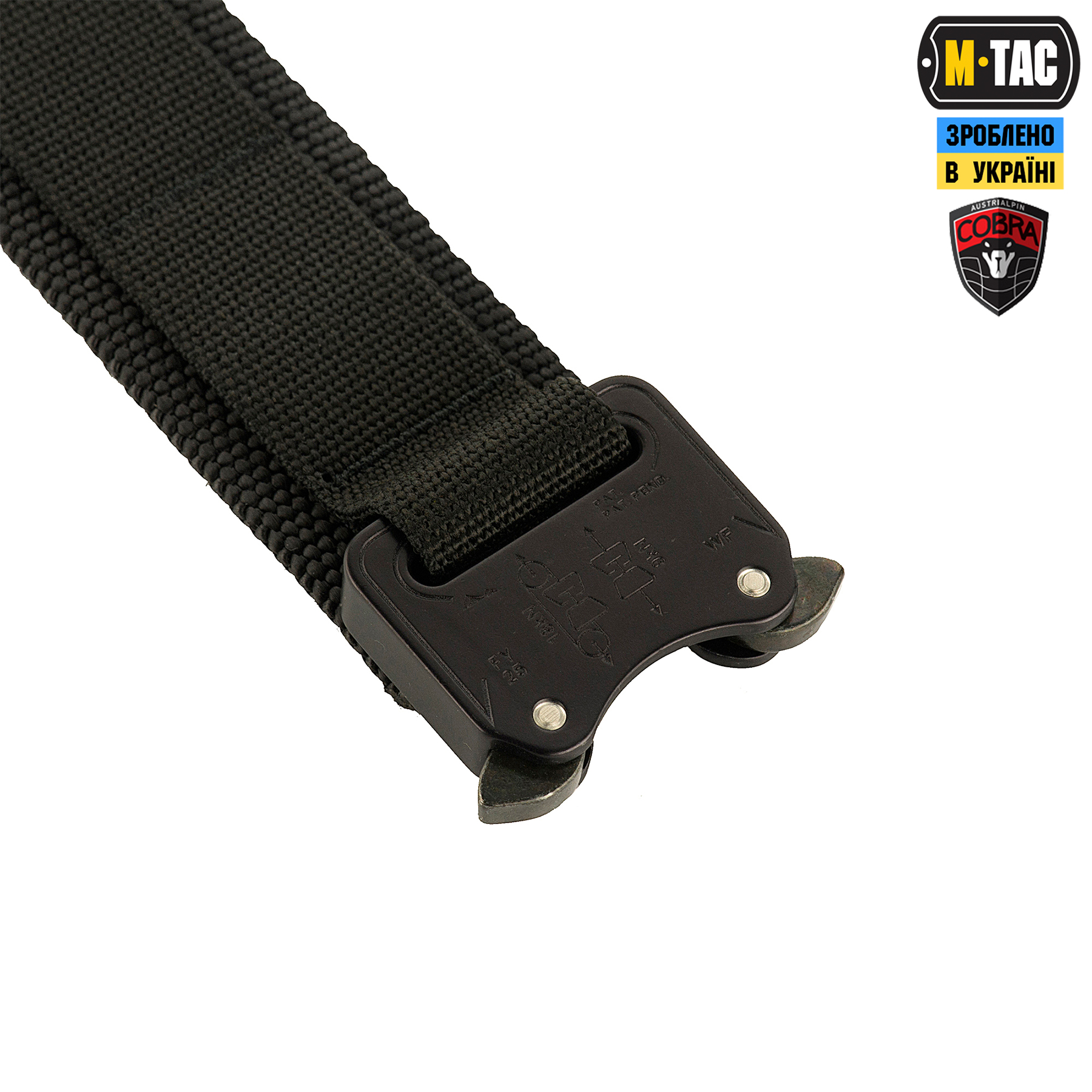 M-Tac ремень Cobra Buckle Belt Gen.II Black — 4