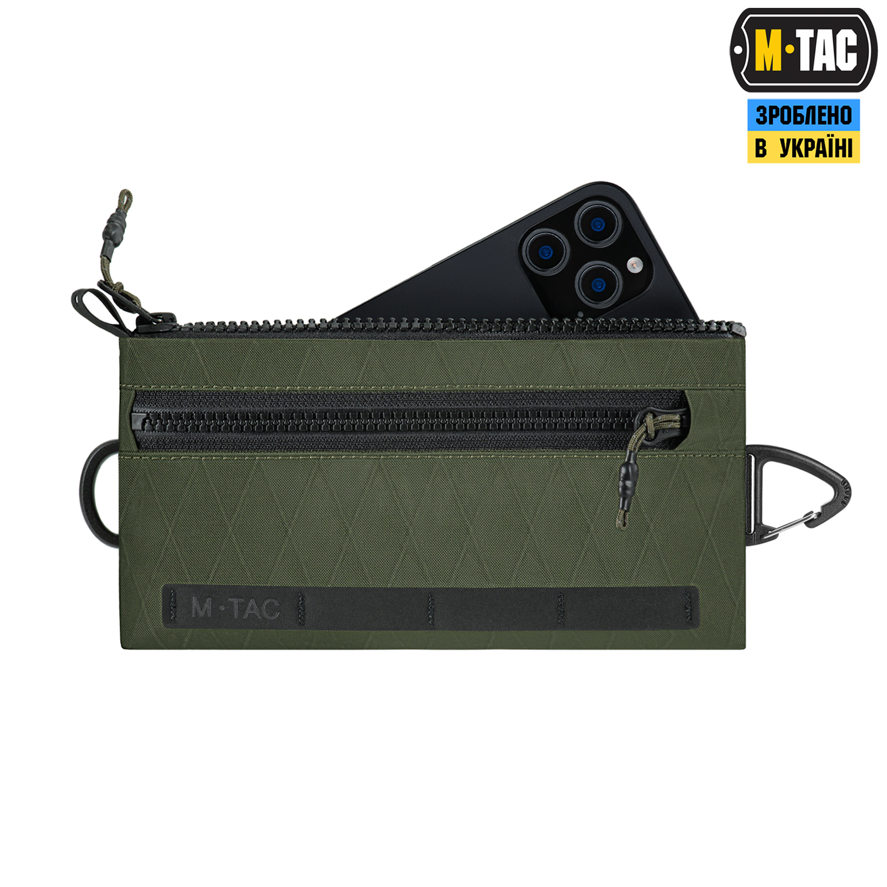 M-Tac кошелек горизонтальный с карабином X-Pac Elite Ranger Green — 6