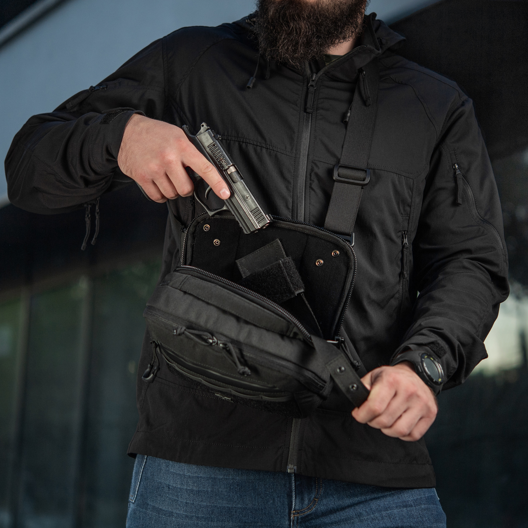 M-Tac сумка EDC Bag Elite Black — 28