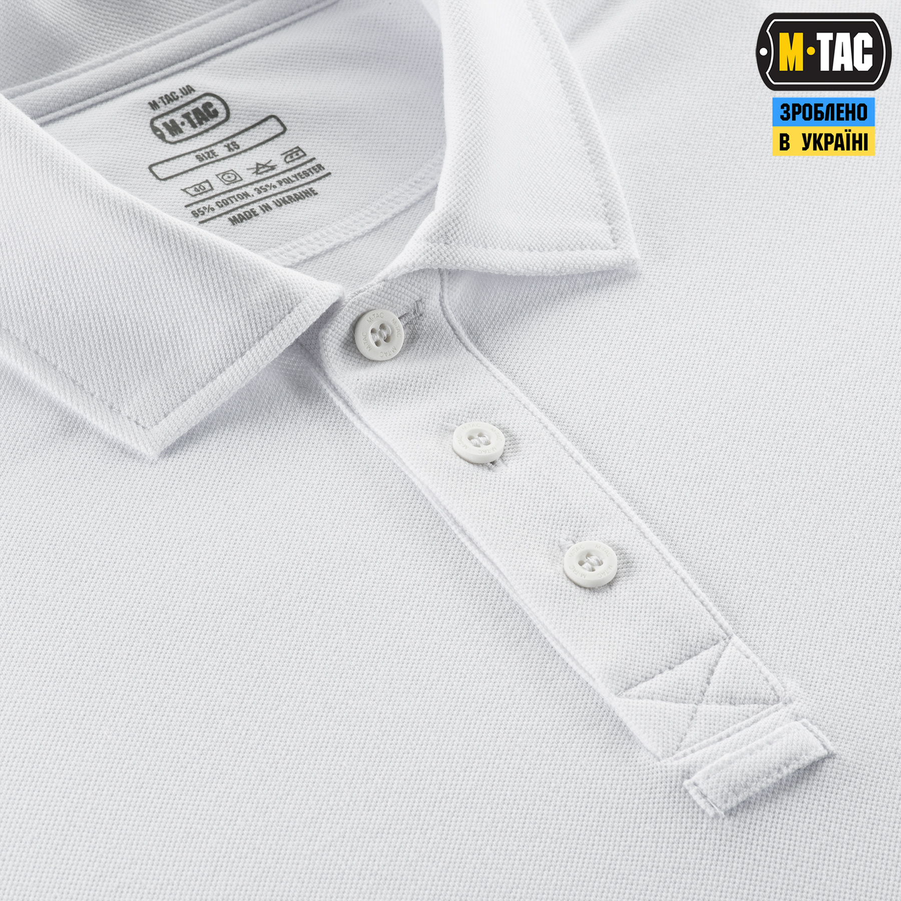 M-Tac поло Basic 65/35 White — 6