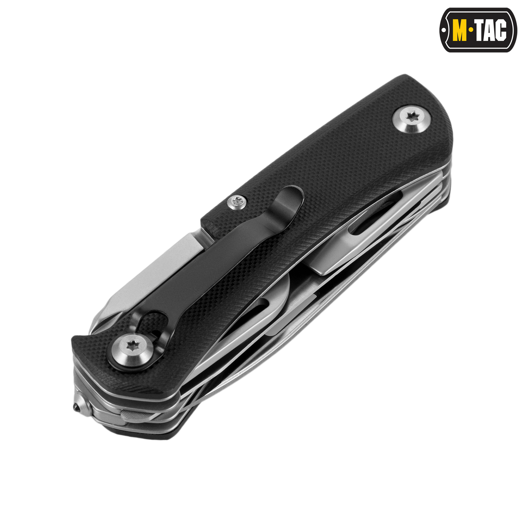 M-Tac нож складной Type 9 (6 инструментов) Black/Steel — 5