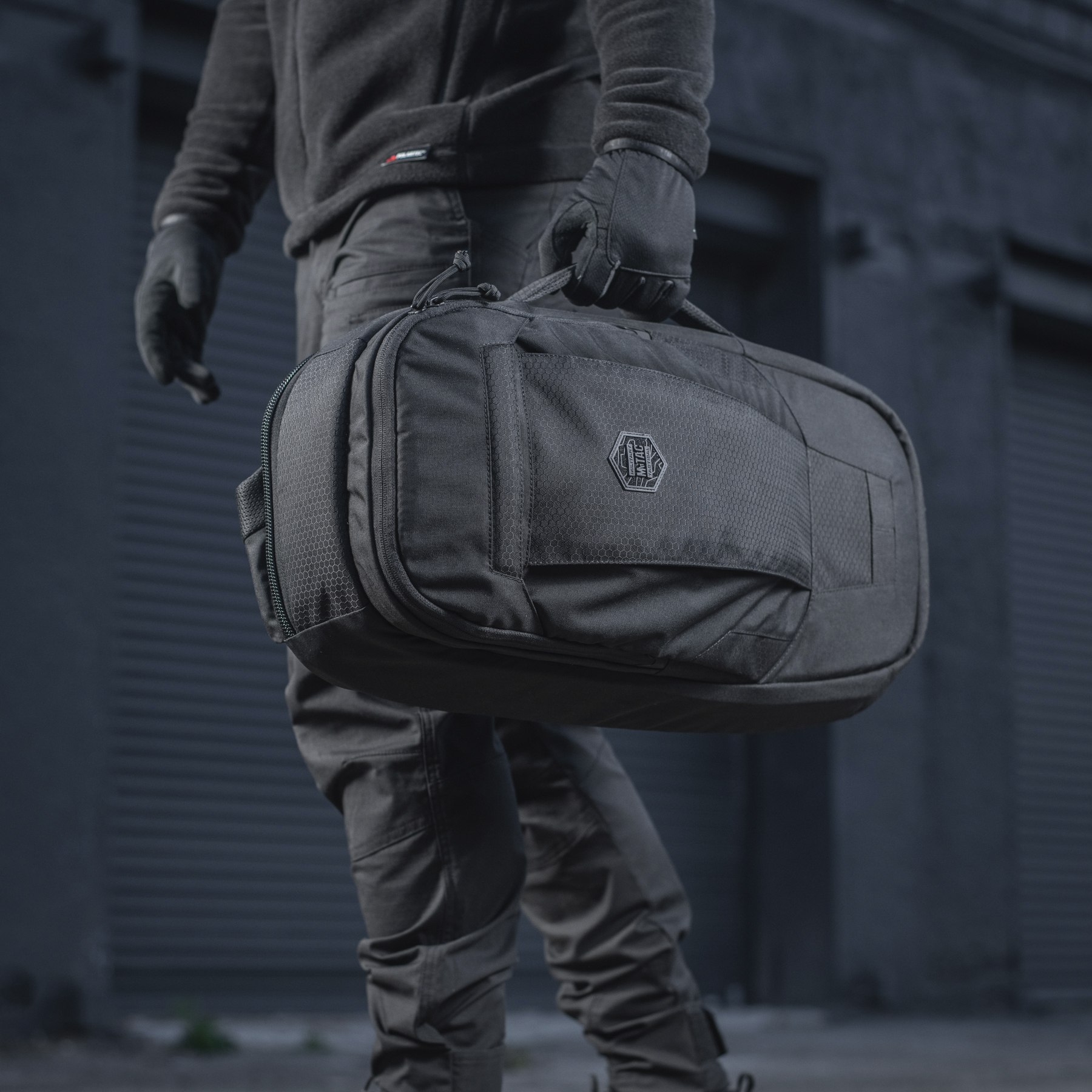 M-Tac рюкзак однолямочный Agent Elite Hex Black — 14