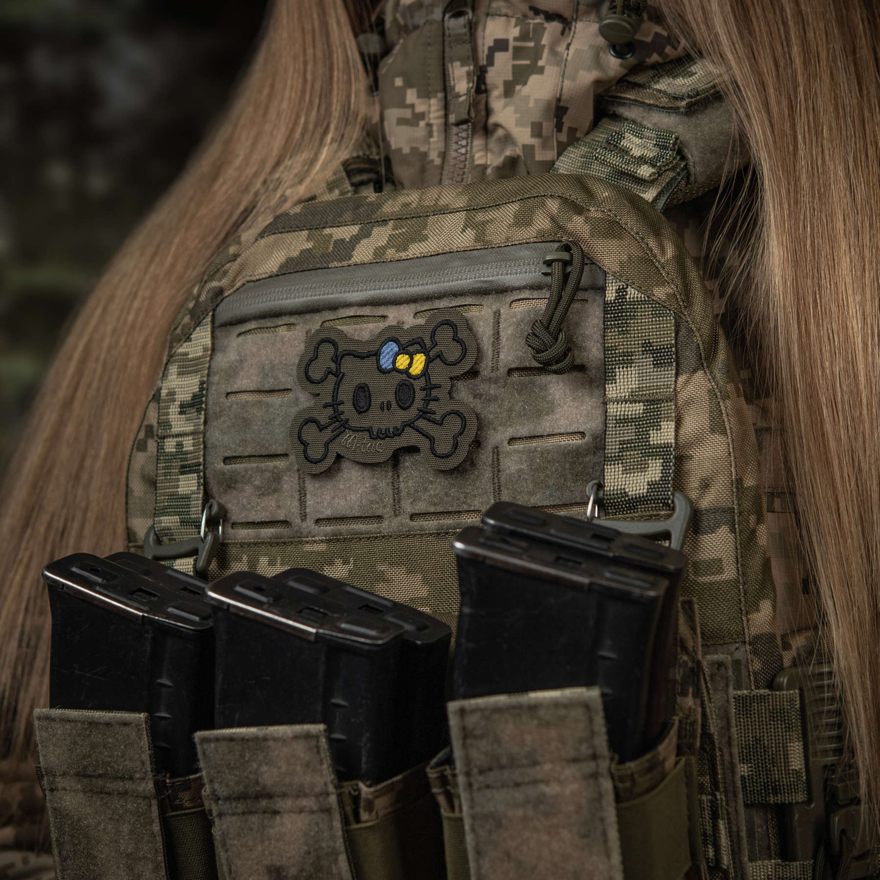 M-Tac нашивка KITTY контур (вышивка) Ranger Green — 10