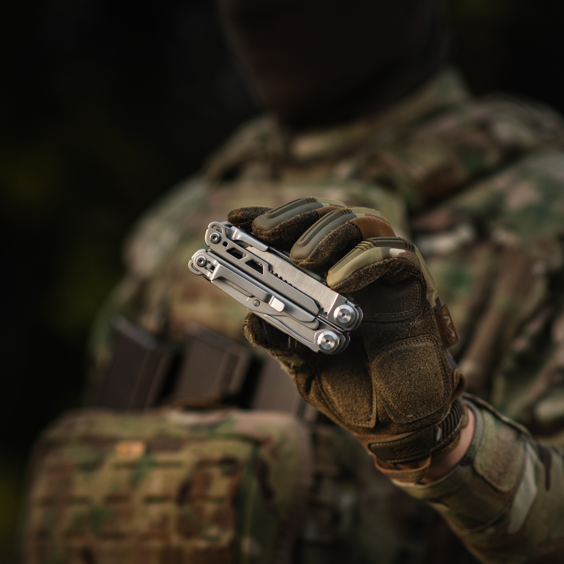 M-Tac мультитул Type 12 Steel/Damascus — 22
