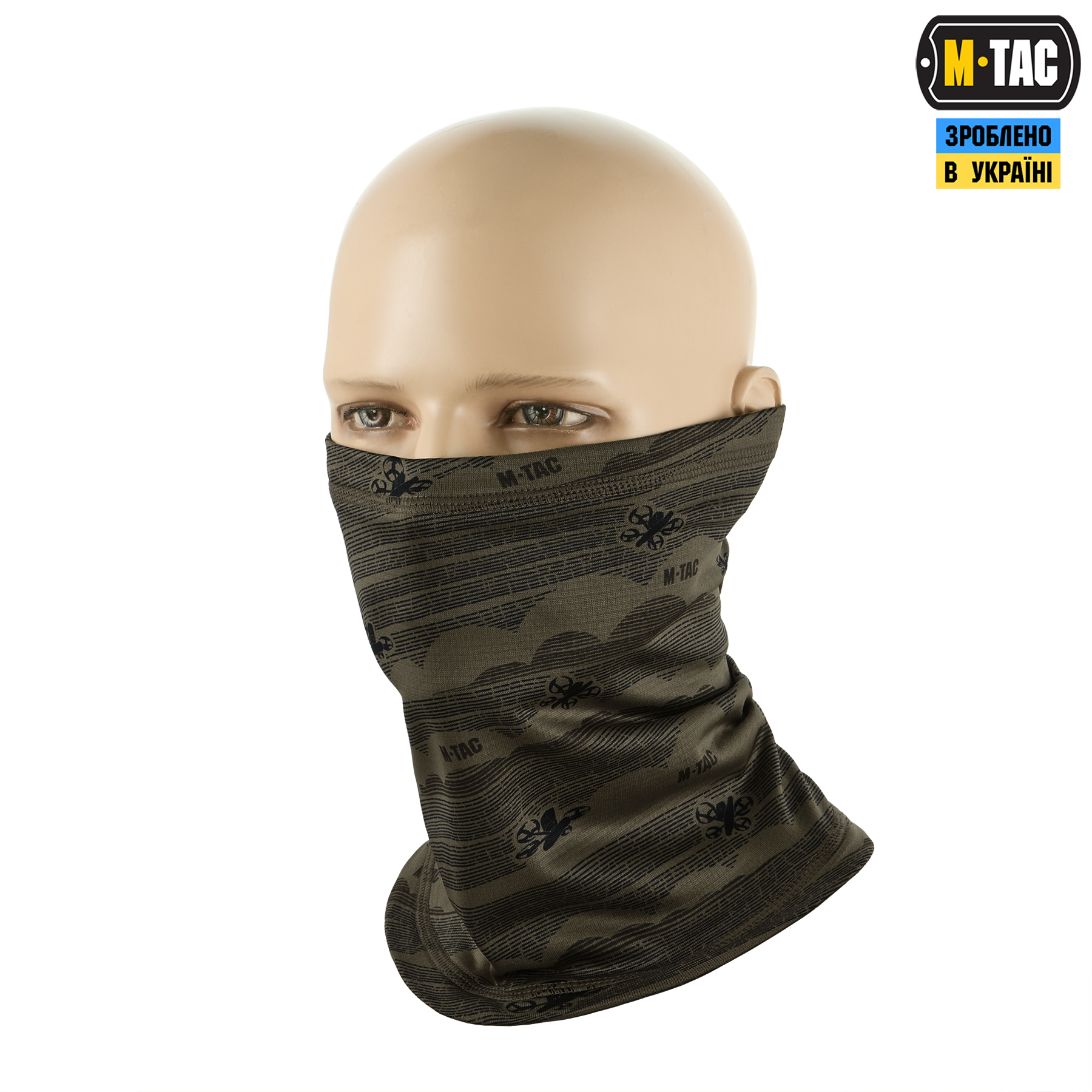 M-Tac шарф-труба микрофлис Wind Of Freedom Dark Olive — 2