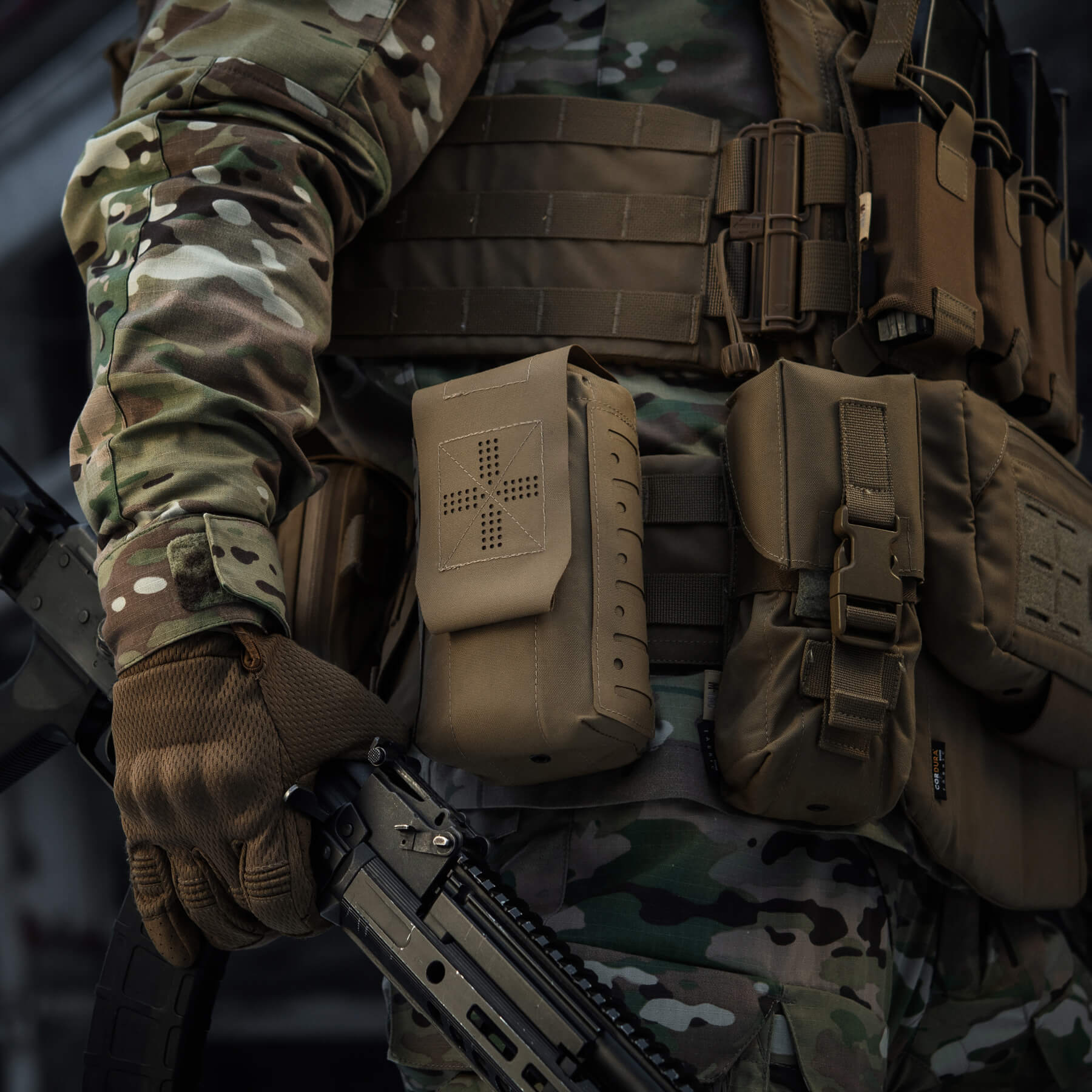 M-Tac подсумок медицинский вертикальный Small Gen.II Elite Coyote — 15