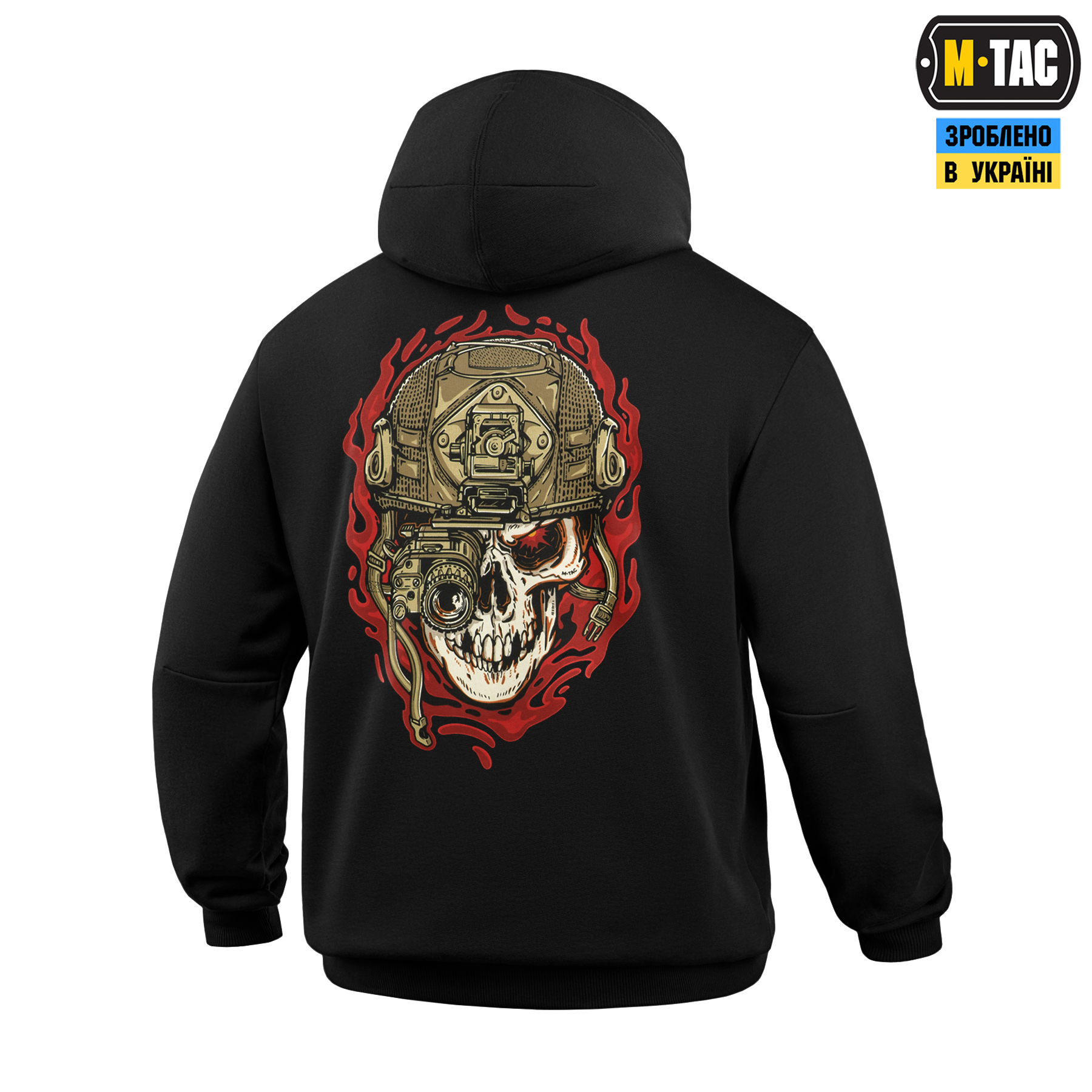 M-Tac кофта Hoodie Worn to the bone Oversize Hard Black — 6