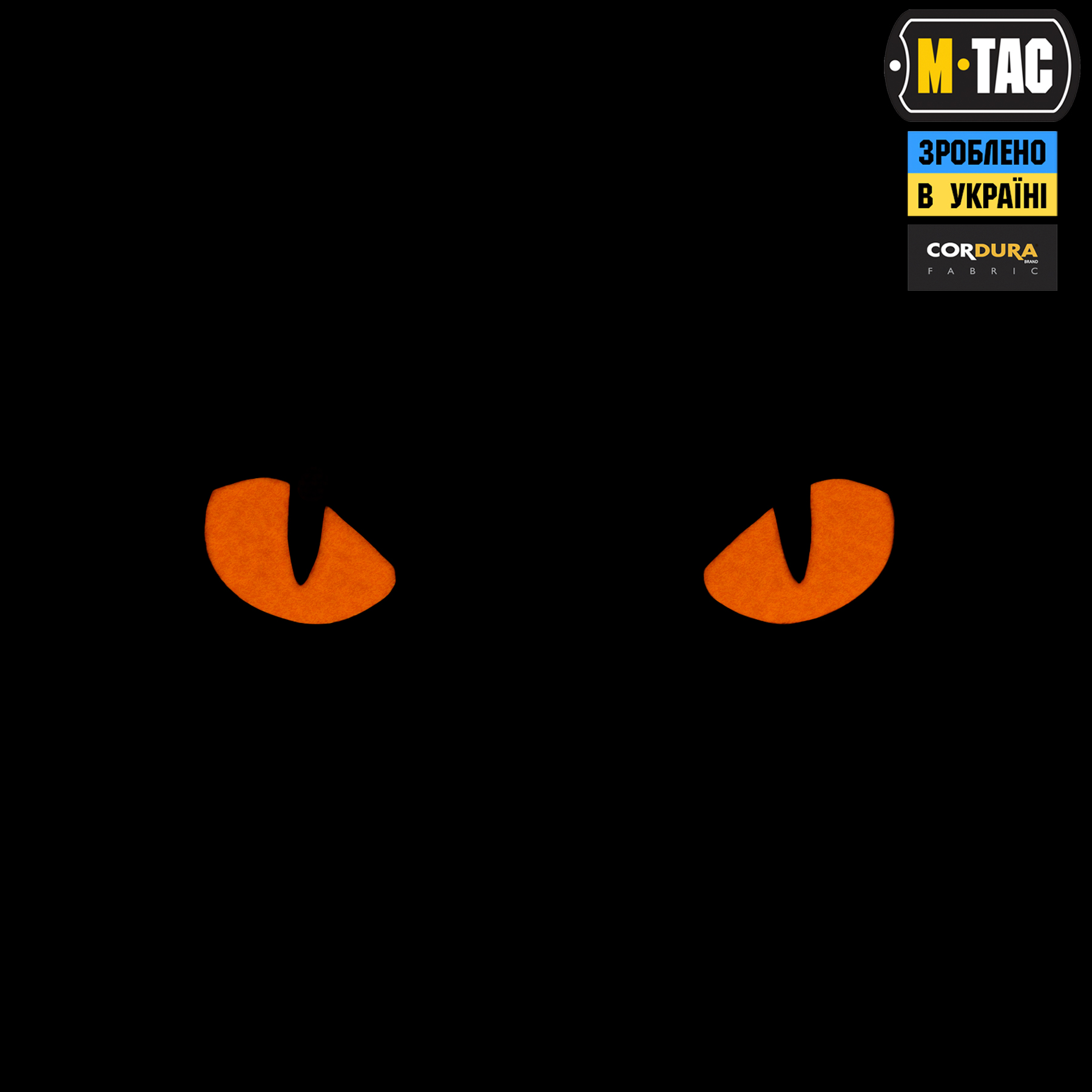M-Tac нашивка Cat Eyes Laser Cut Black/Red/GID — 4