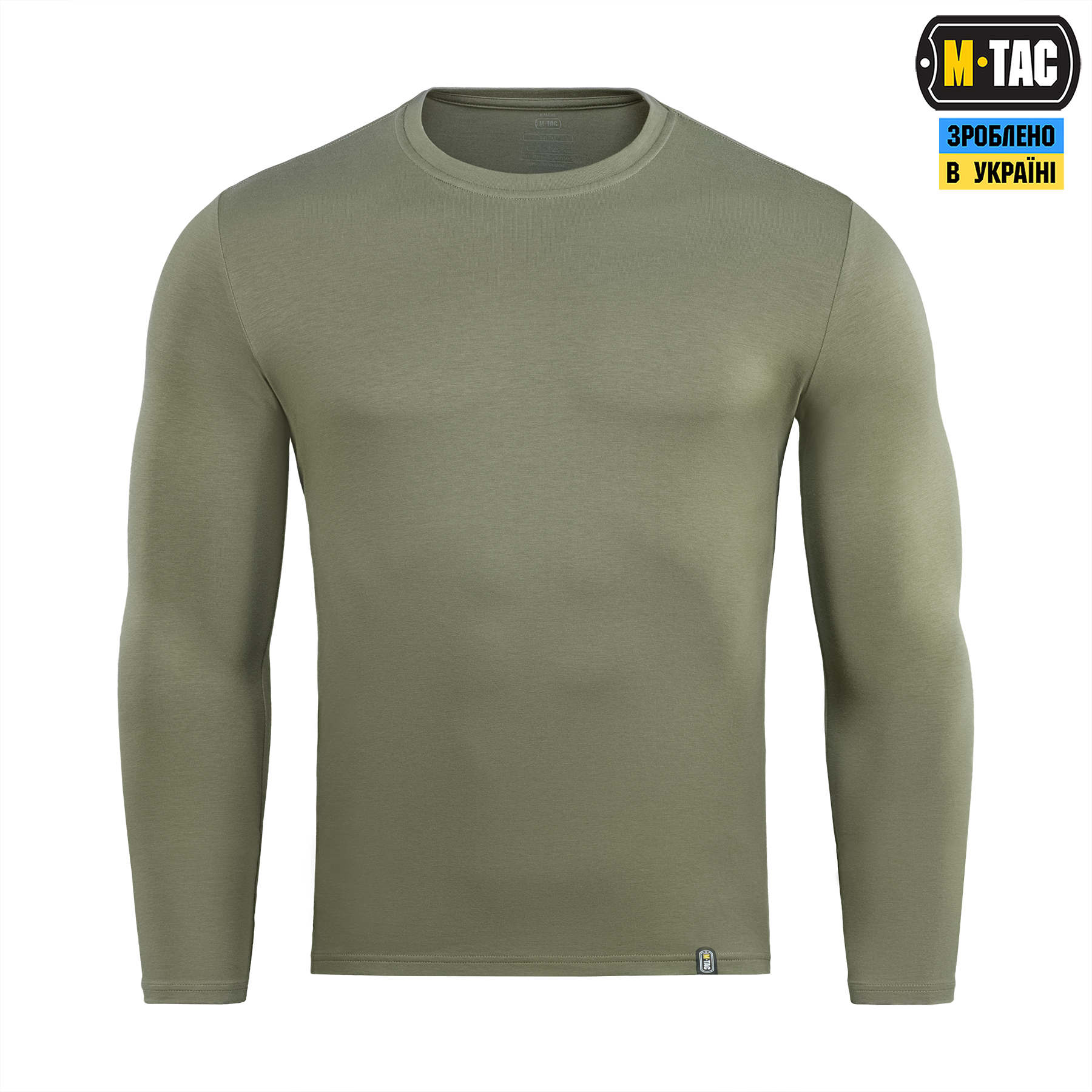 M-Tac футболка длинный рукав 93/7 Light Olive — 3