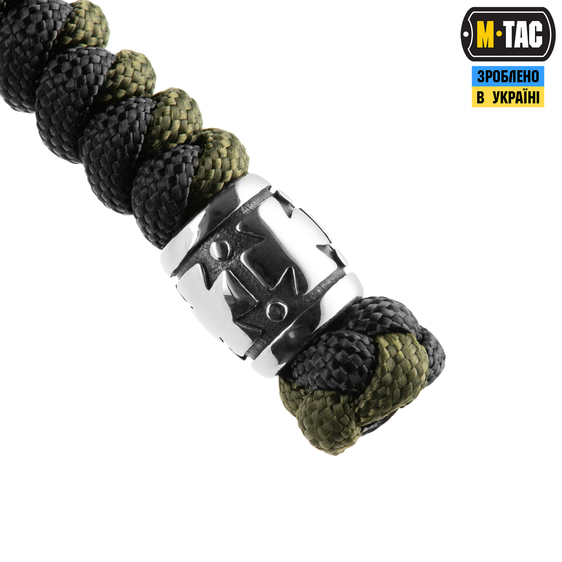 M-Tac темляк Viper Козацкий Крест V.2 Steel Black&Olive — 4