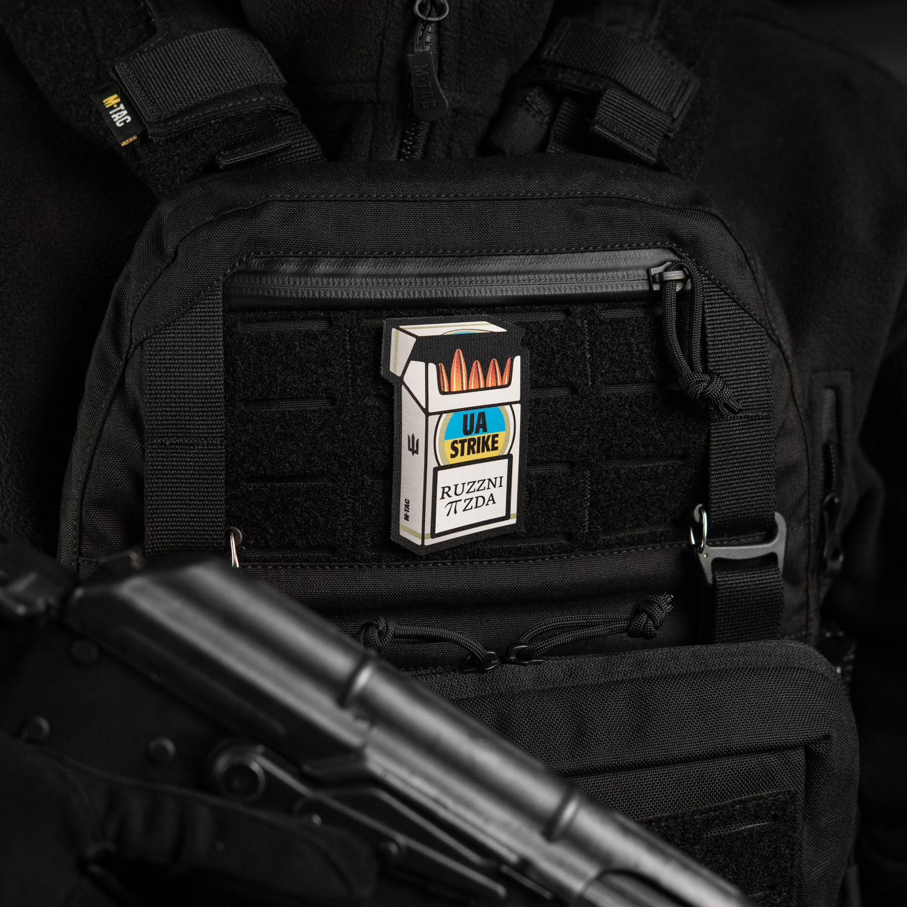 M-Tac нашивка UA STRIKE Black — 3