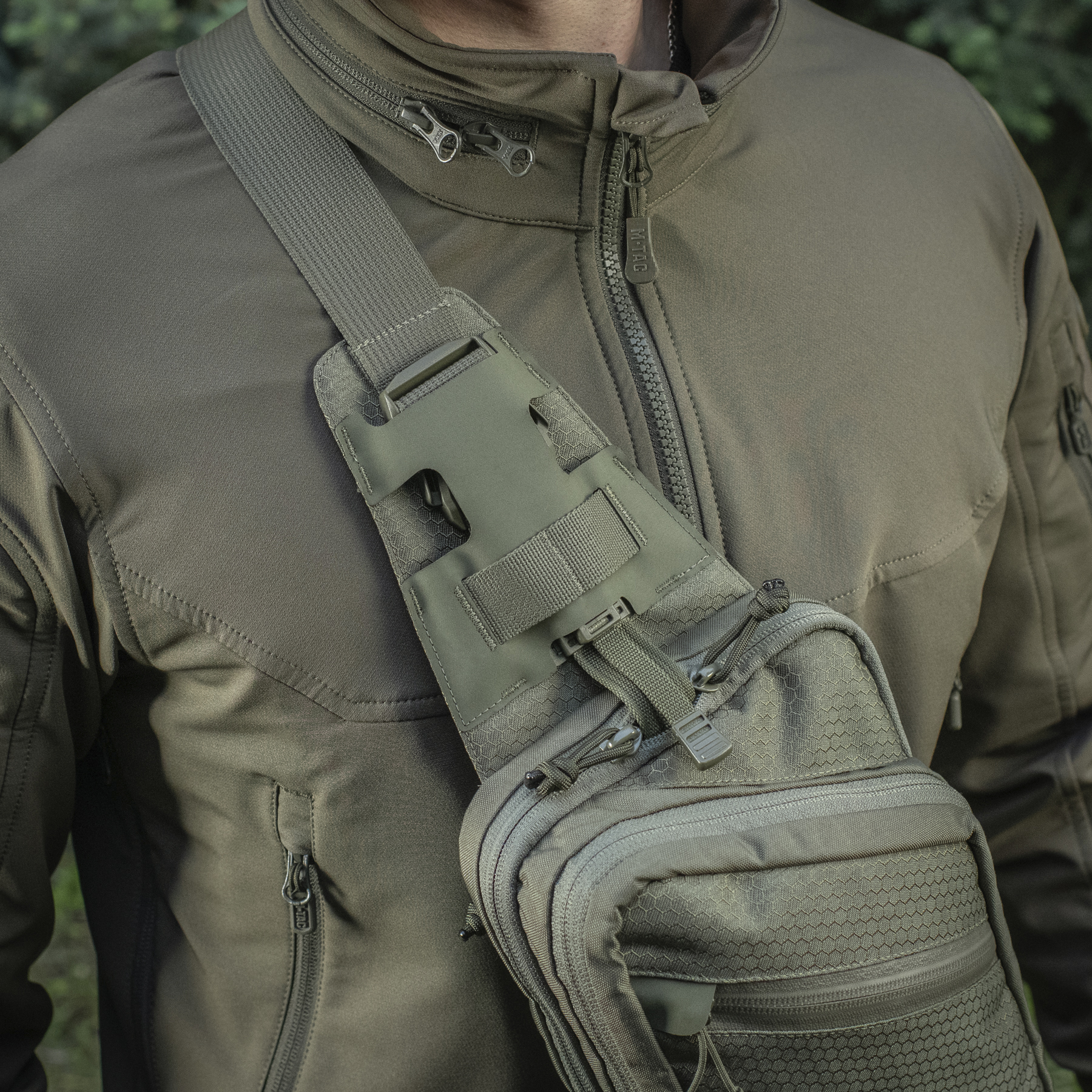 M-Tac сумка Sling Pistol Bag Elite Hex Ranger Green — 21