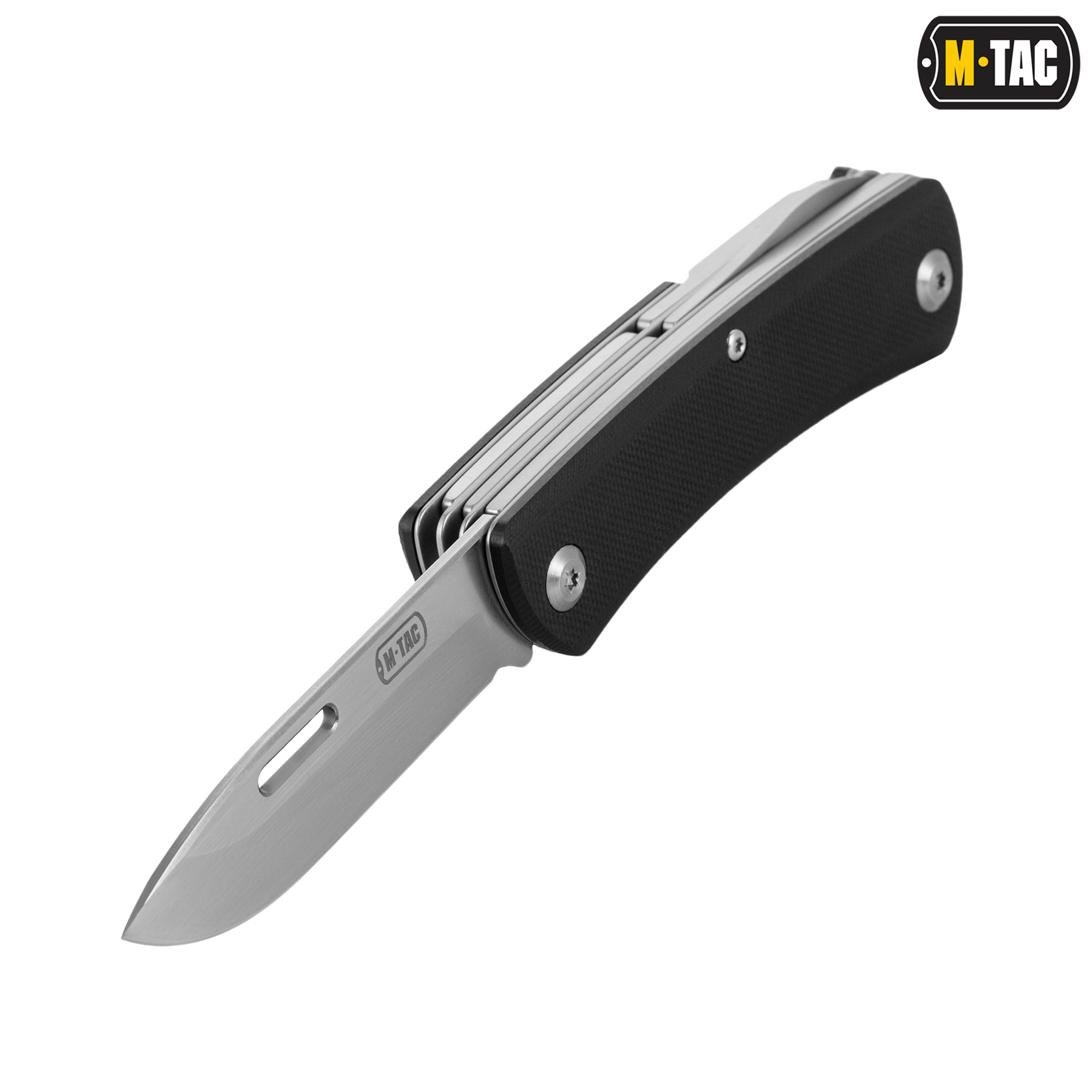 M-Tac нож складной Type 9 (6 инструментов) Black/Steel — 4