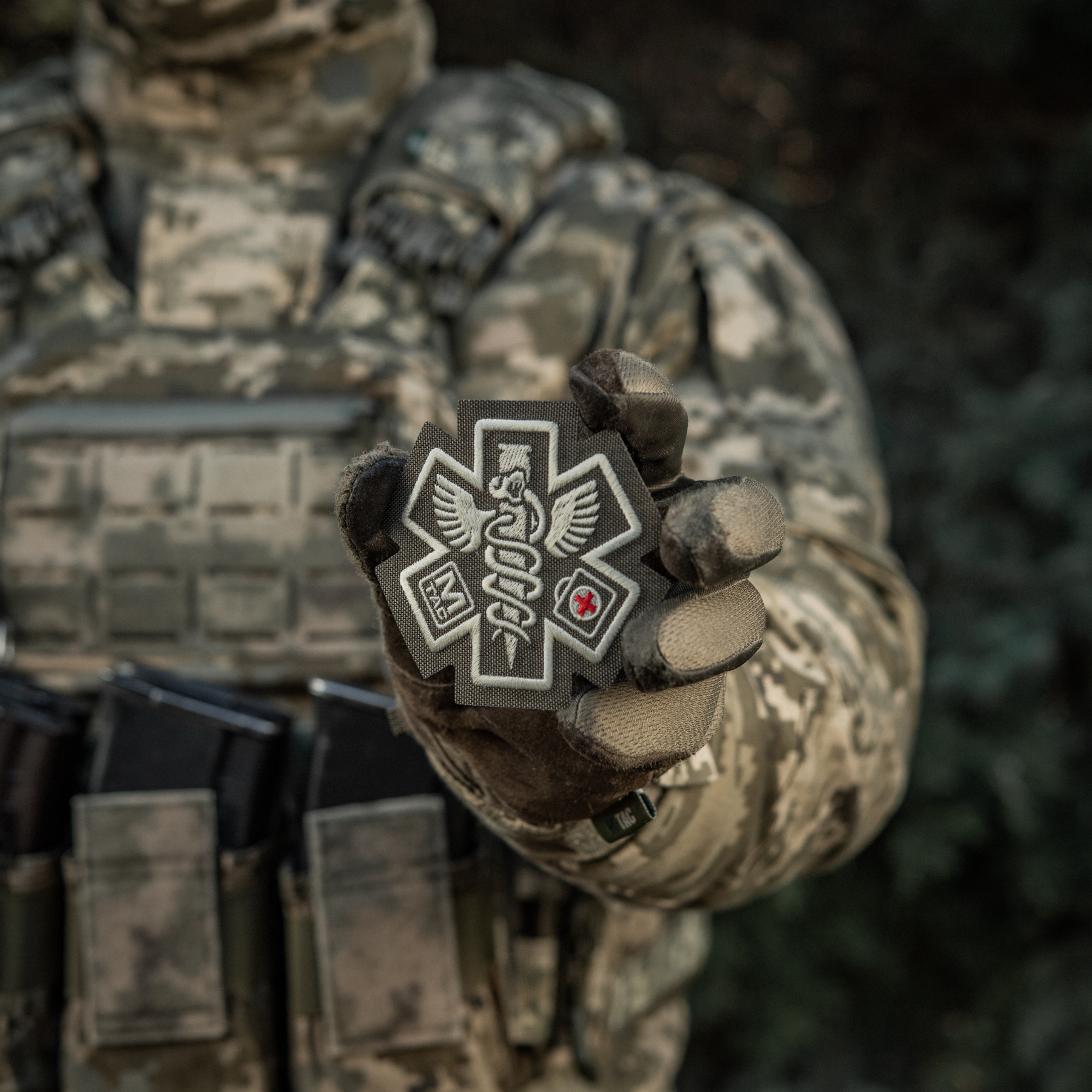 M-Tac нашивка Paramedic (вышивка) Ranger Green — 7