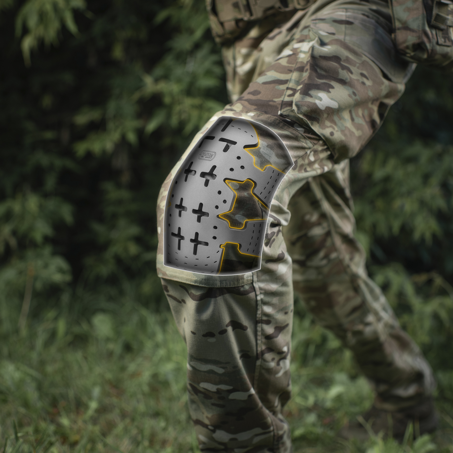 M-Tac наколенники-вставки EVA (пара) Gen.III Grey — 9