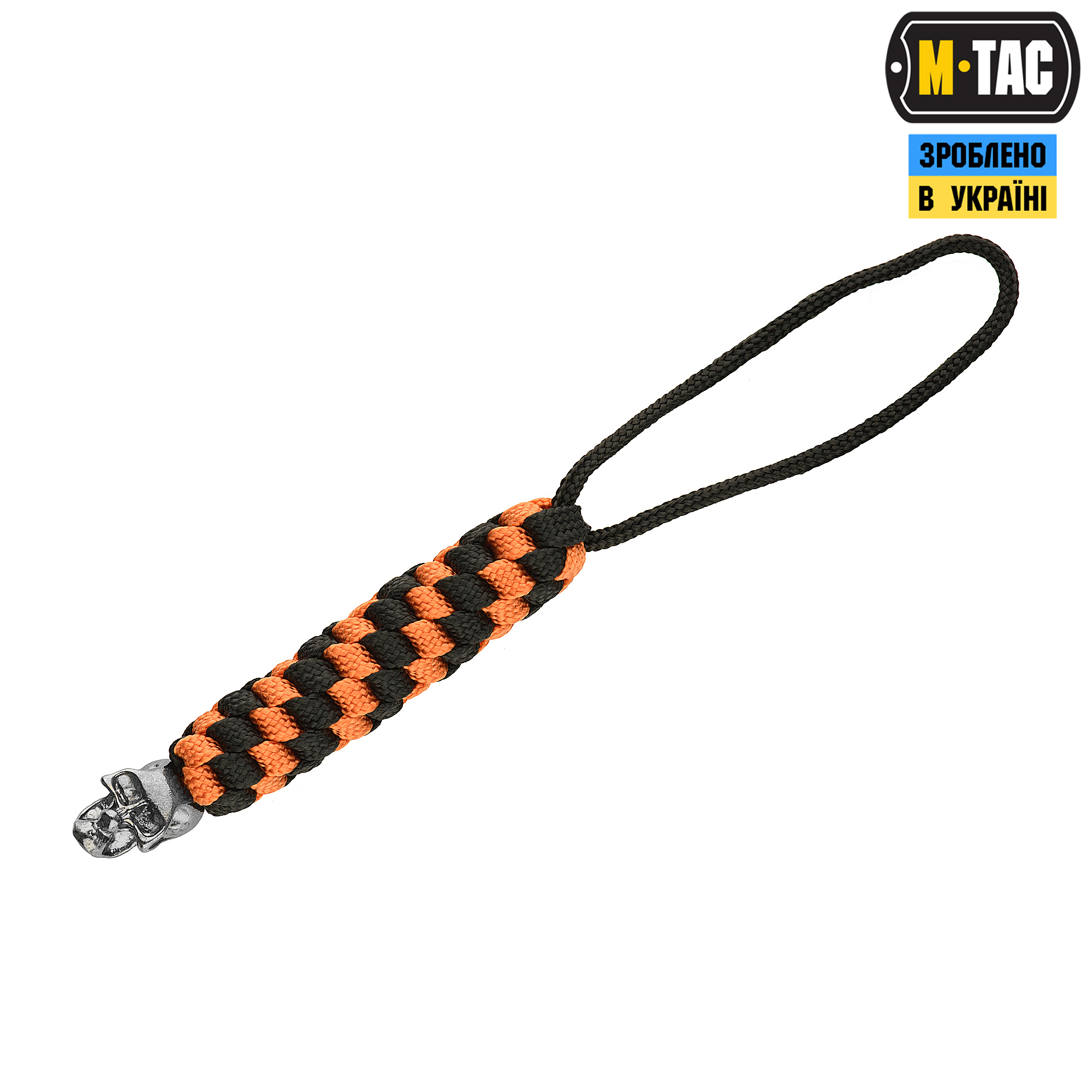 M-Tac темляк Helix Skull Black/Orange — 2