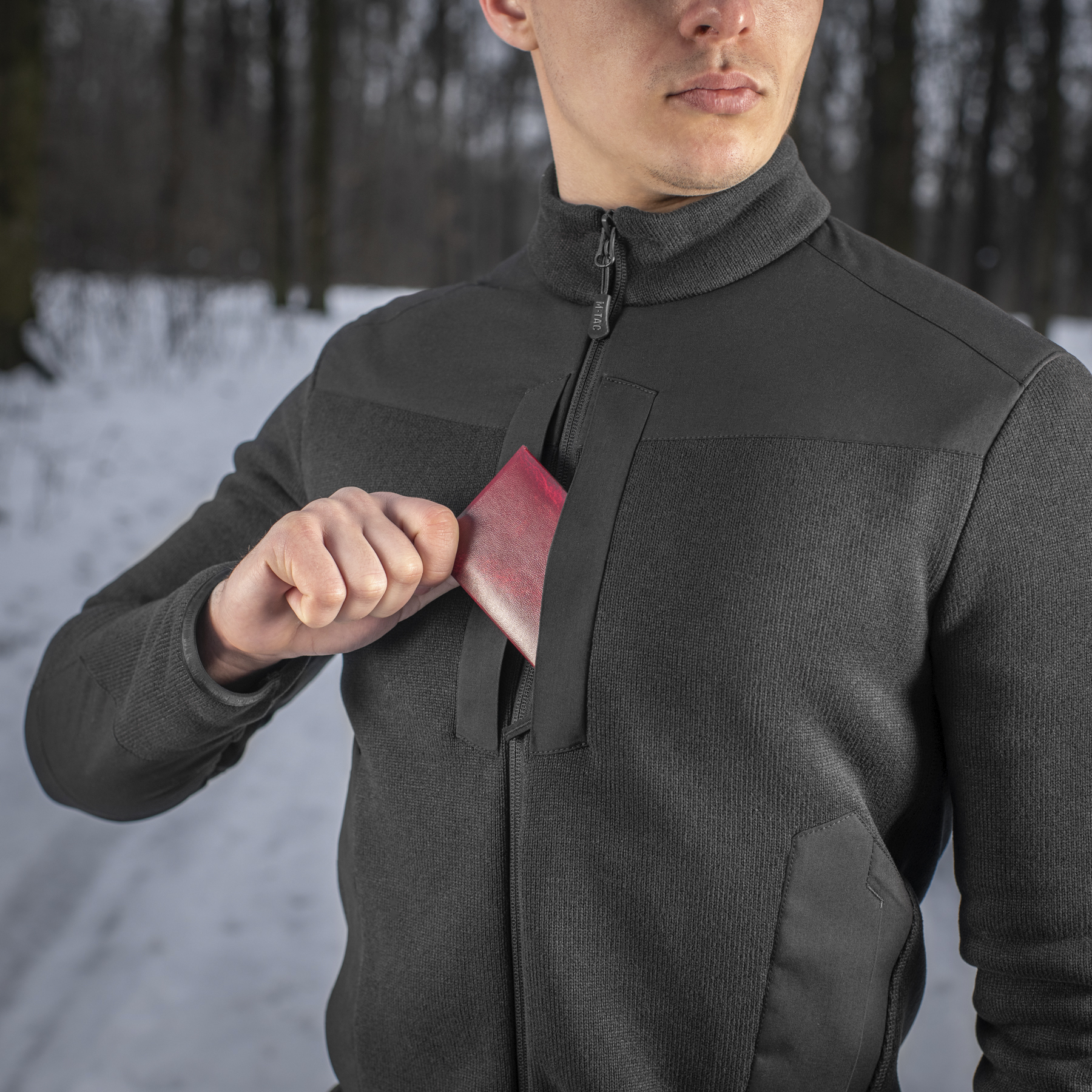 M-Tac кофта Senator Fleece Polartec Black — 12