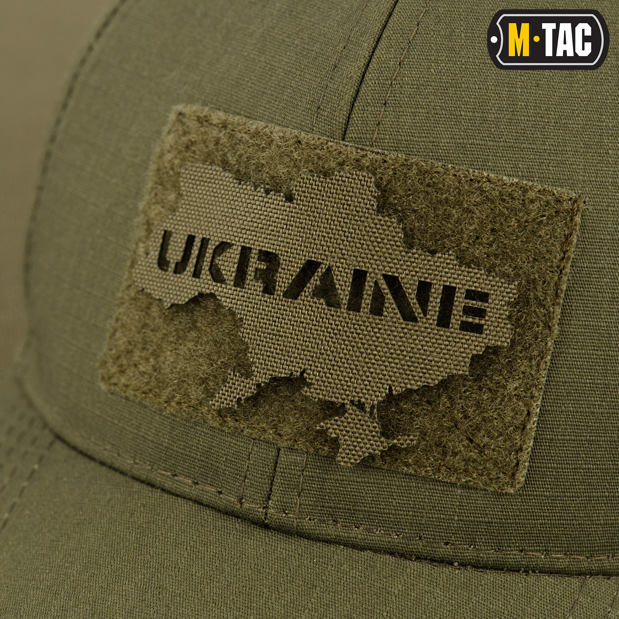 M-Tac нашивка Ukraine (контур) сквозная Laser Cut Ranger Green — 4