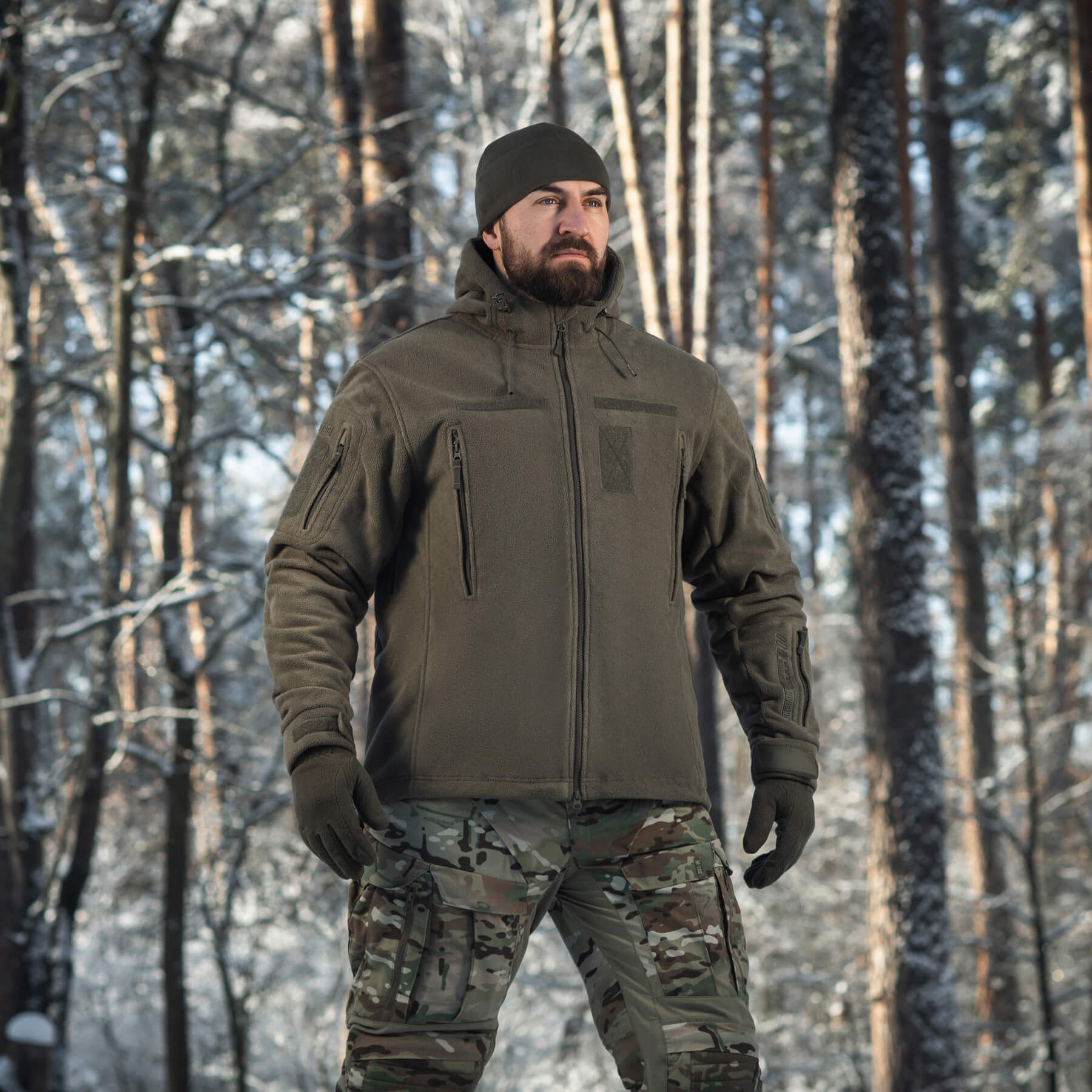 M-Tac куртка флисовая Windblock Division Gen.III Dark Olive — 16
