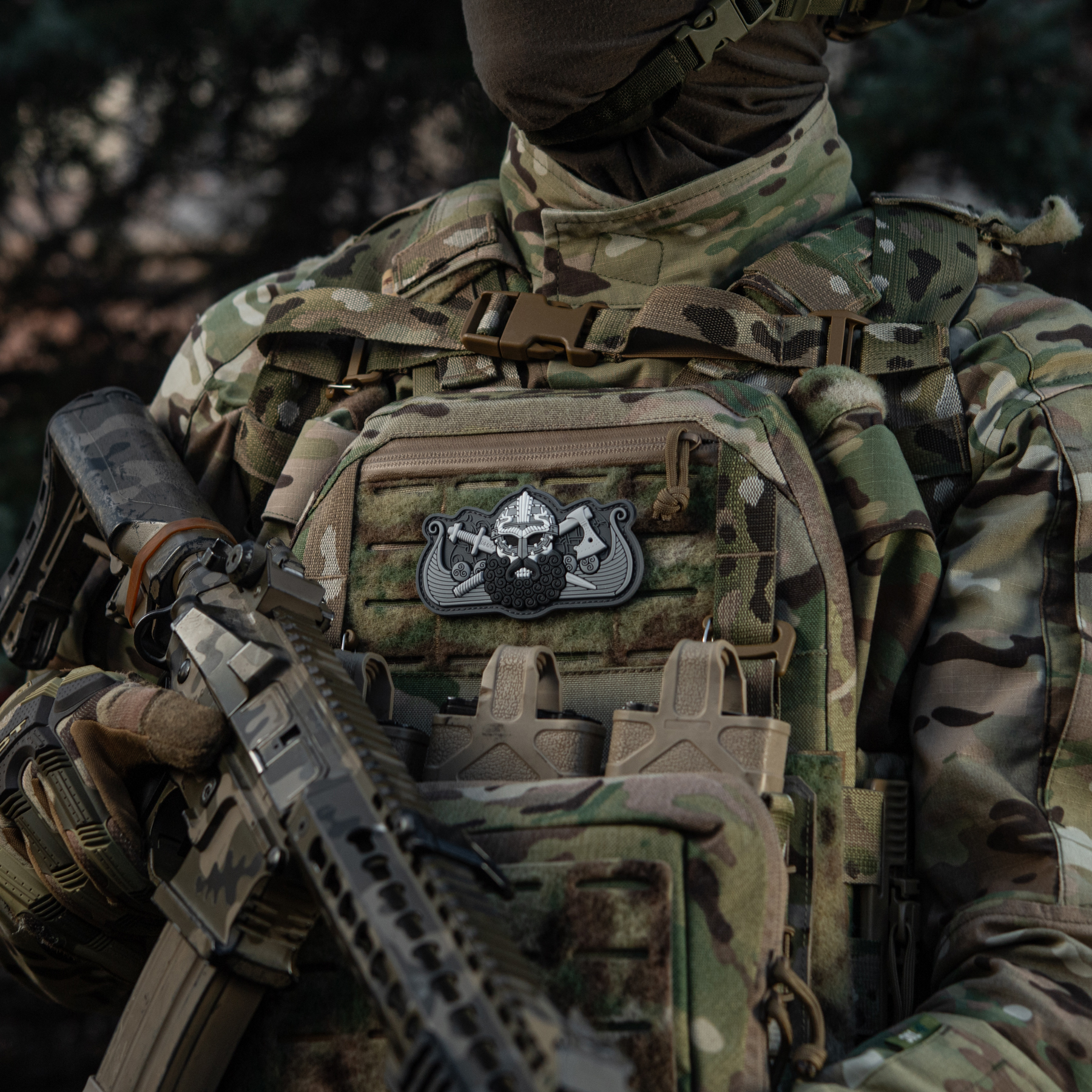 M-Tac нашивка Viking’s Drakkar Black/Grey — 4