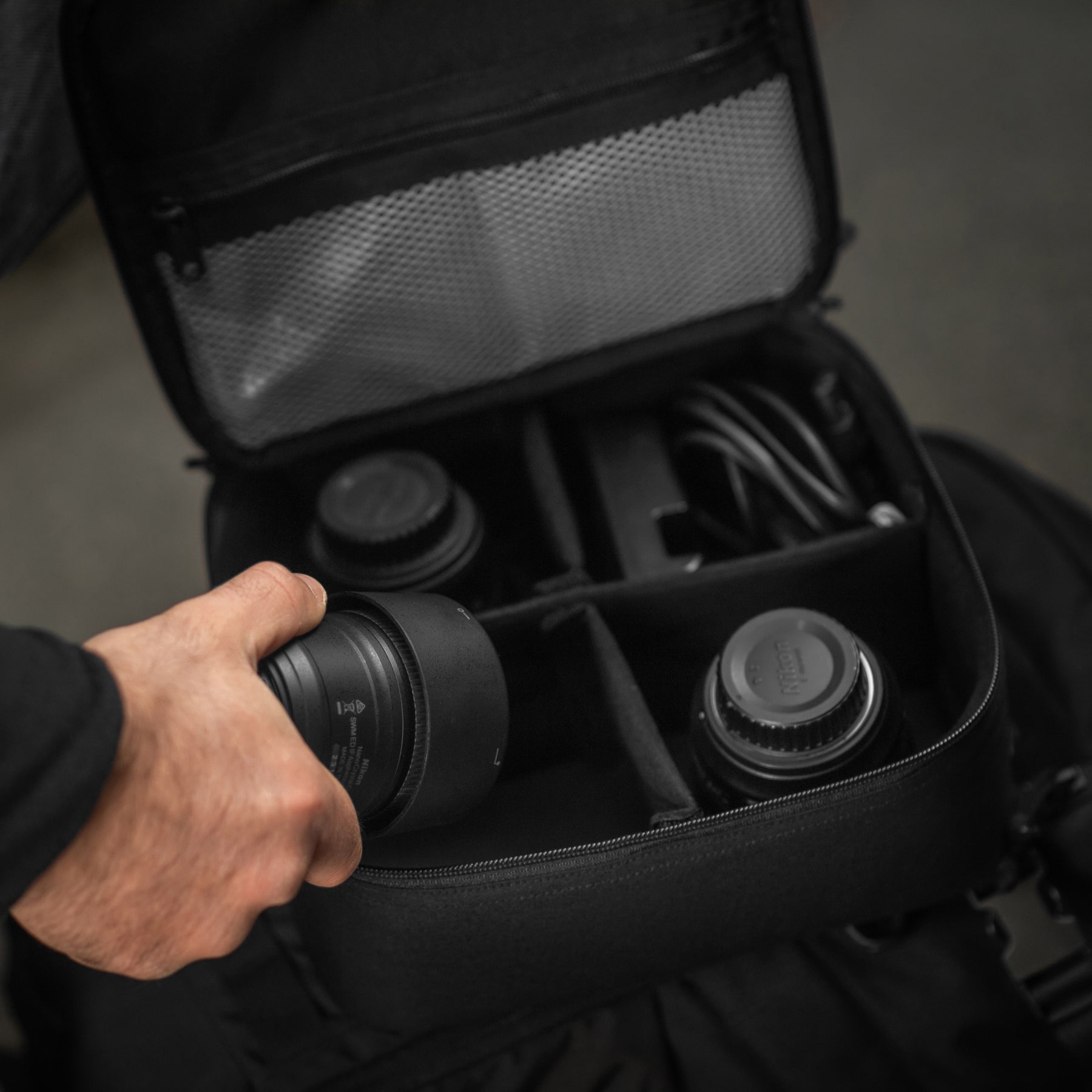 M-Tac органайзер утилитарный Hardshell Utility box L Black — 24