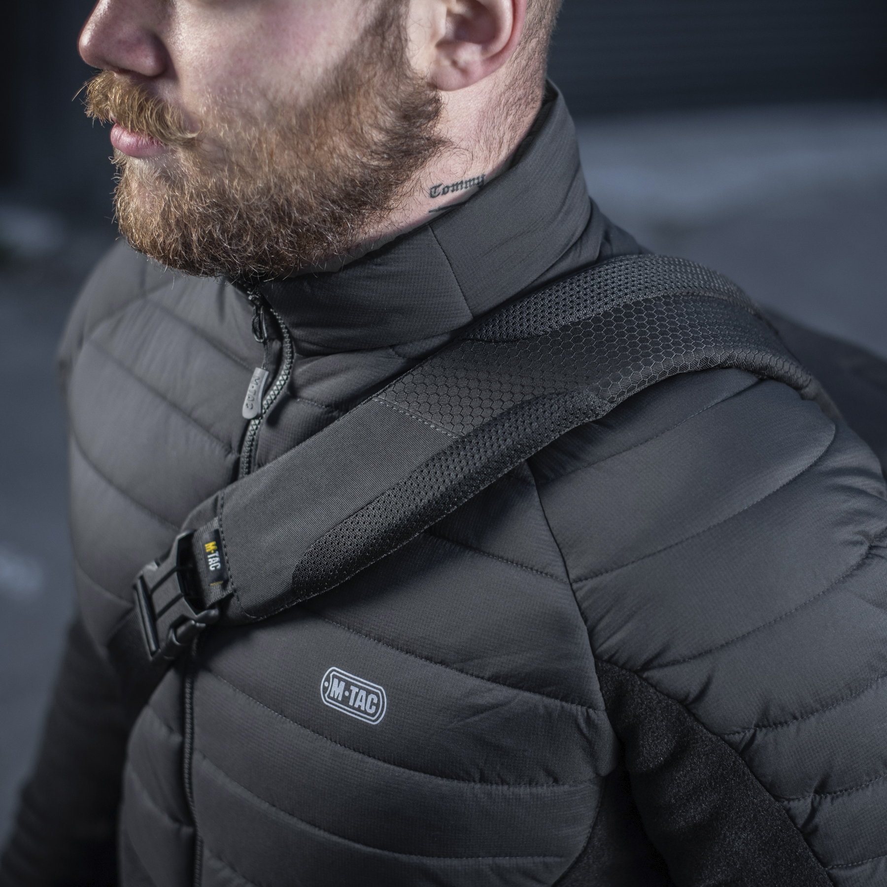 M-Tac рюкзак однолямочный Agent Elite Hex Black — 11