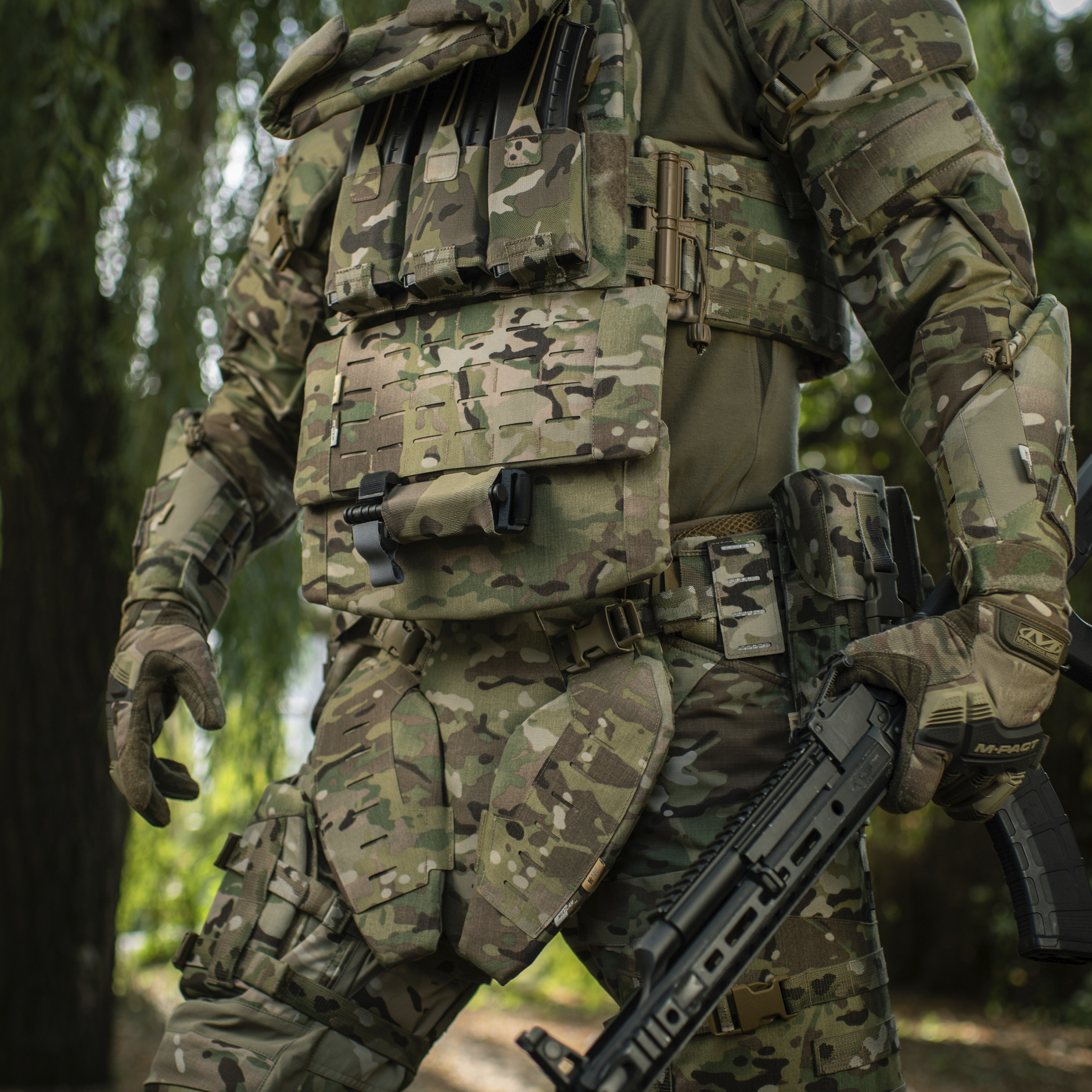 M-Tac защита живота с баллистическим пакетом 1 класс защиты (FMS) Laser Cut Multicam — 20