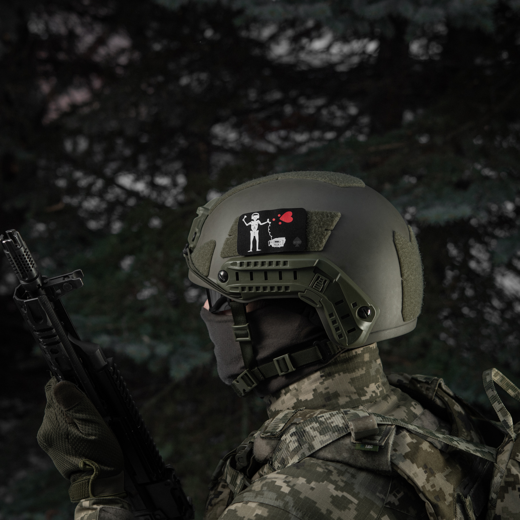 M-Tac нашивка прапор Чорна Борода звязківець Black — 13