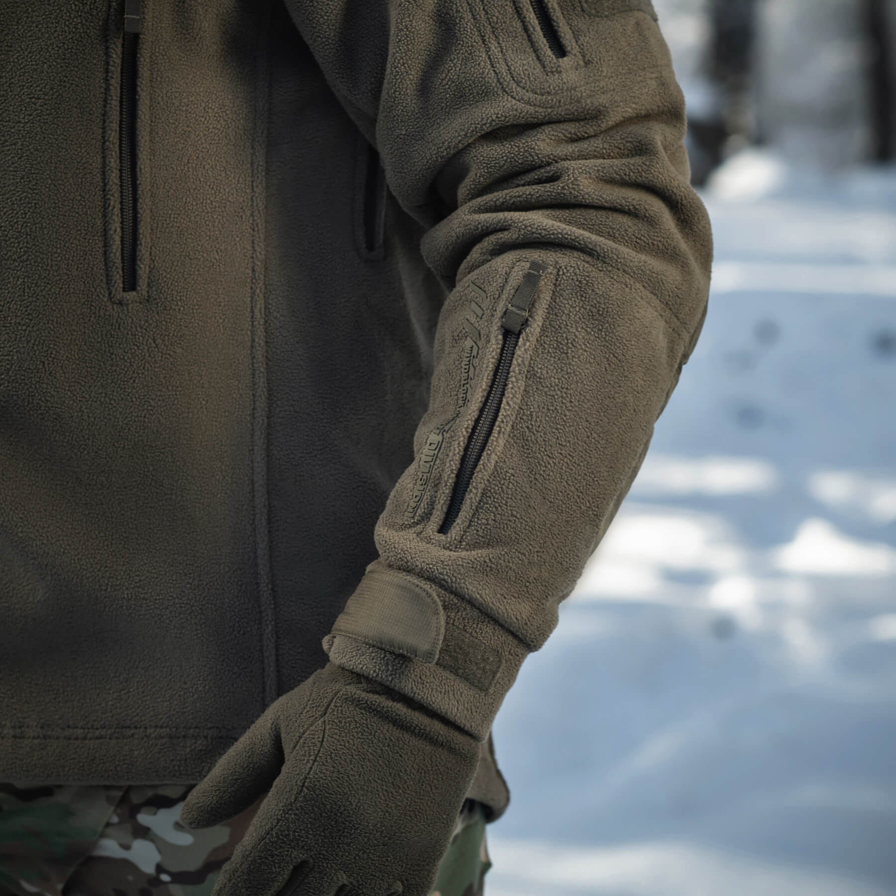 M-Tac куртка флисовая Windblock Division Gen.III Dark Olive — 33