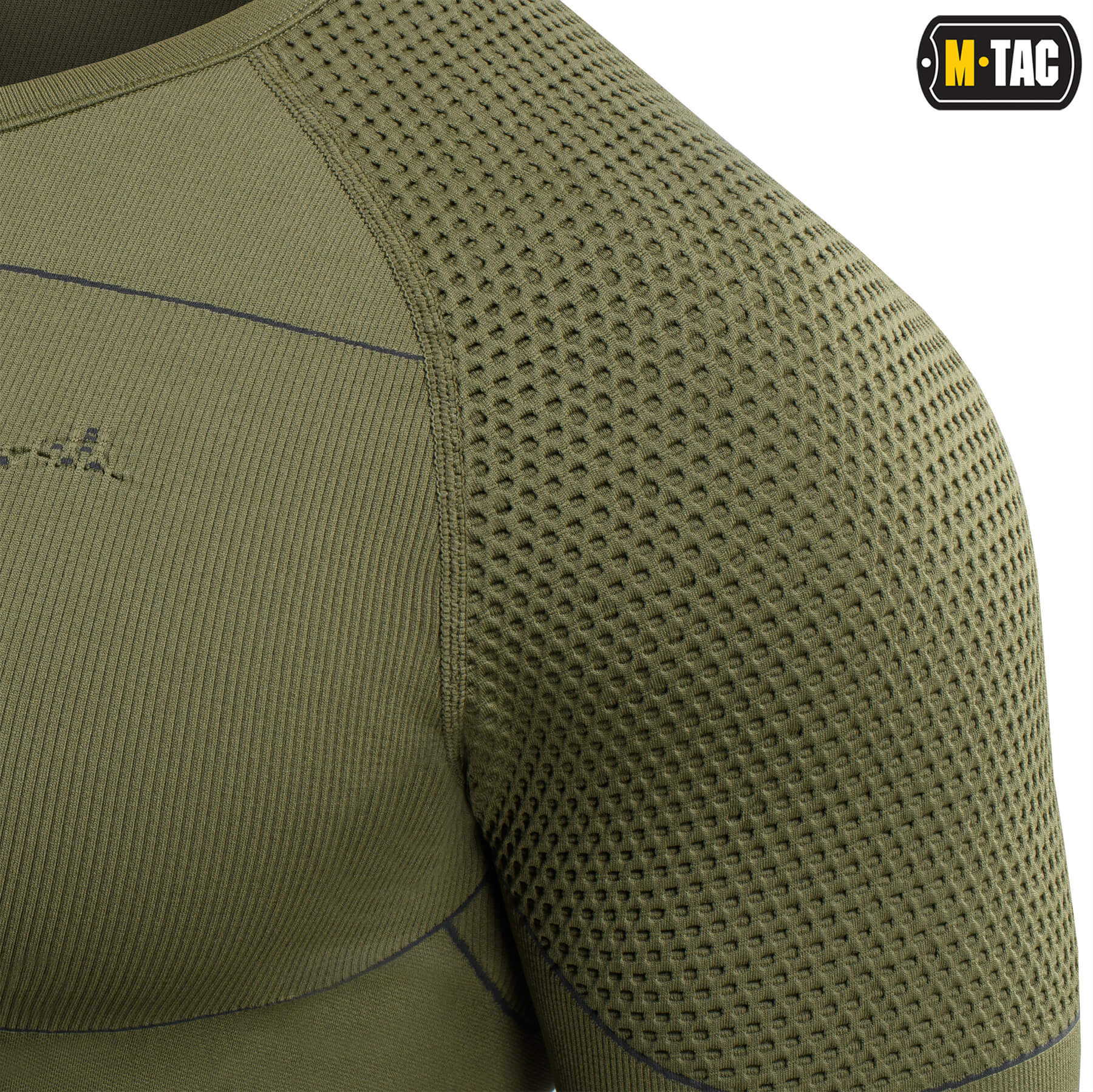 M-Tac терморубашка компрессионная Ranger Green/Dark Grey — 8