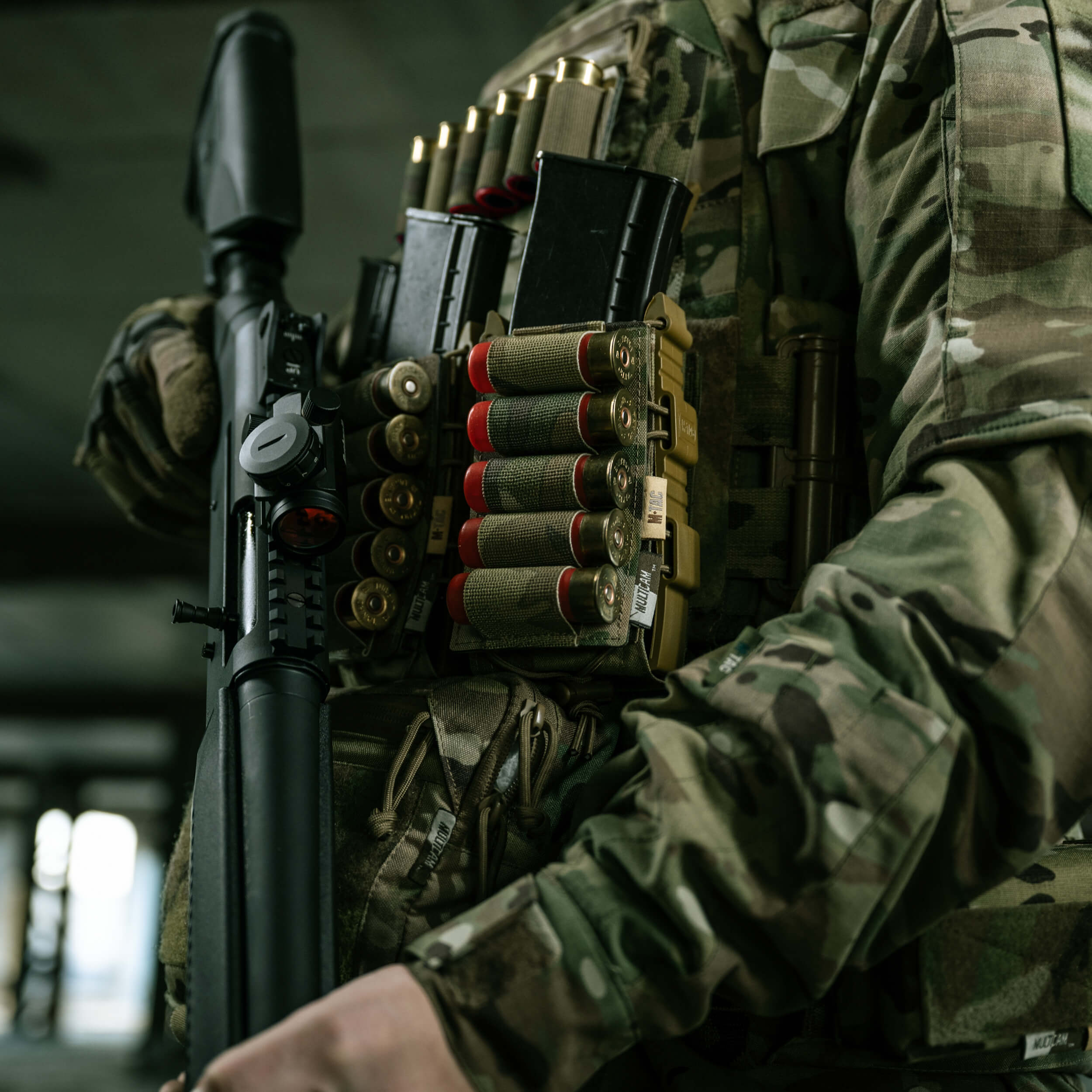 M-Tac подсумок для патронов 12 калибра Laser Cut Multicam — 19