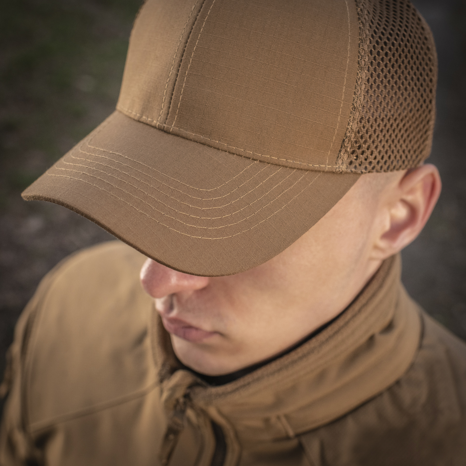 M-Tac бейсболка с сеткой Flex рип-стоп Coyote Brown — 16