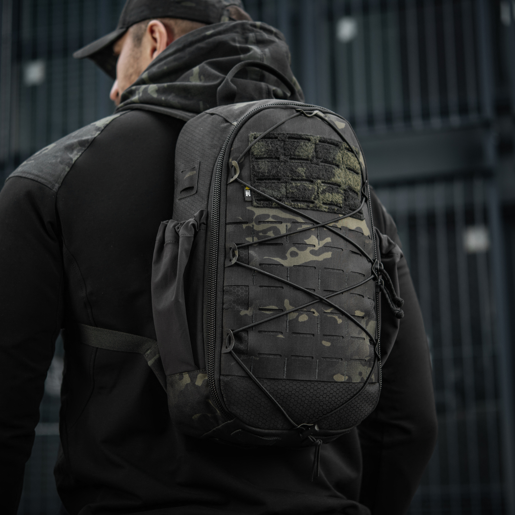M-Tac рюкзак Sturm с эргономичными лямками Elite Multicam Black — 16