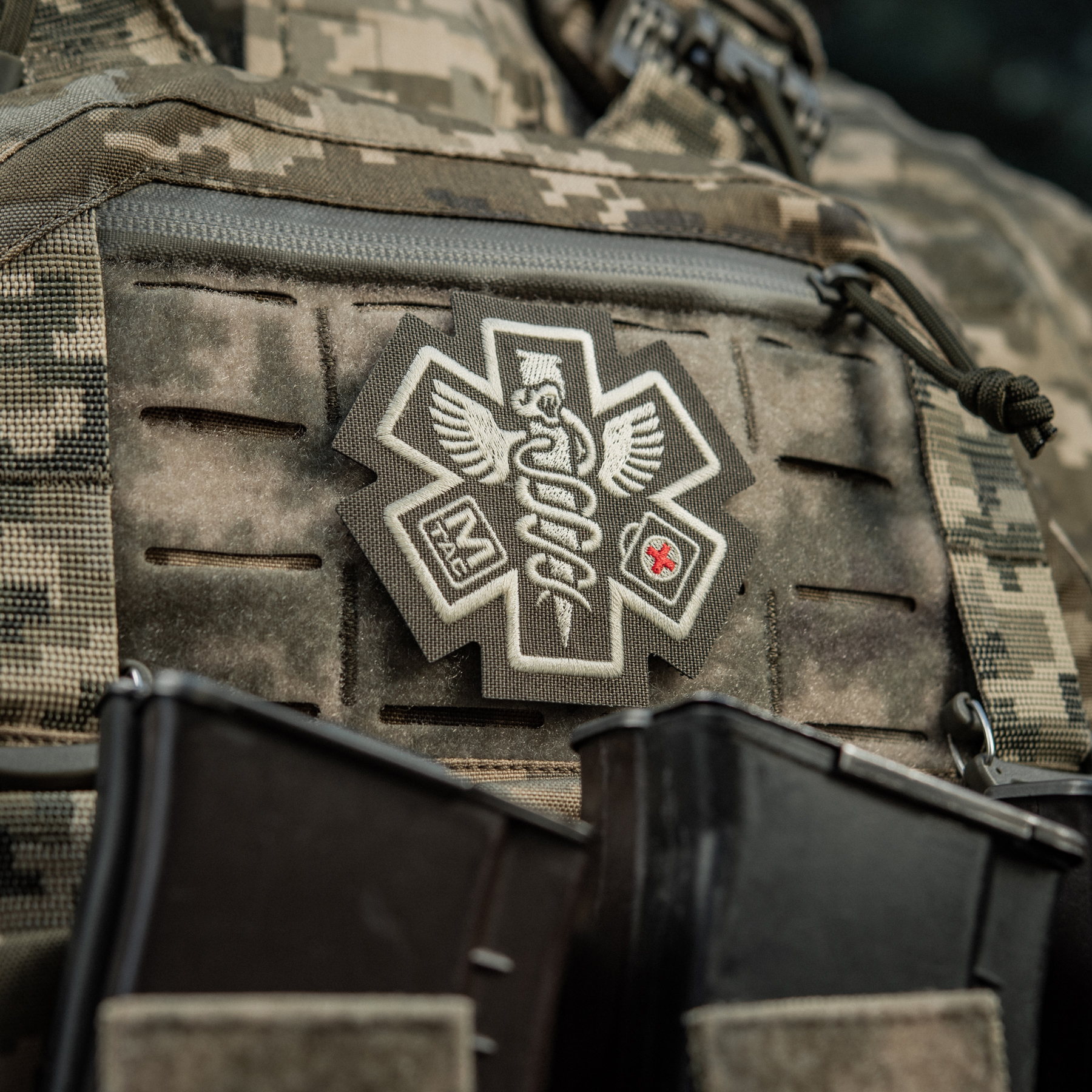 M-Tac нашивка Paramedic (вышивка) Ranger Green — 5