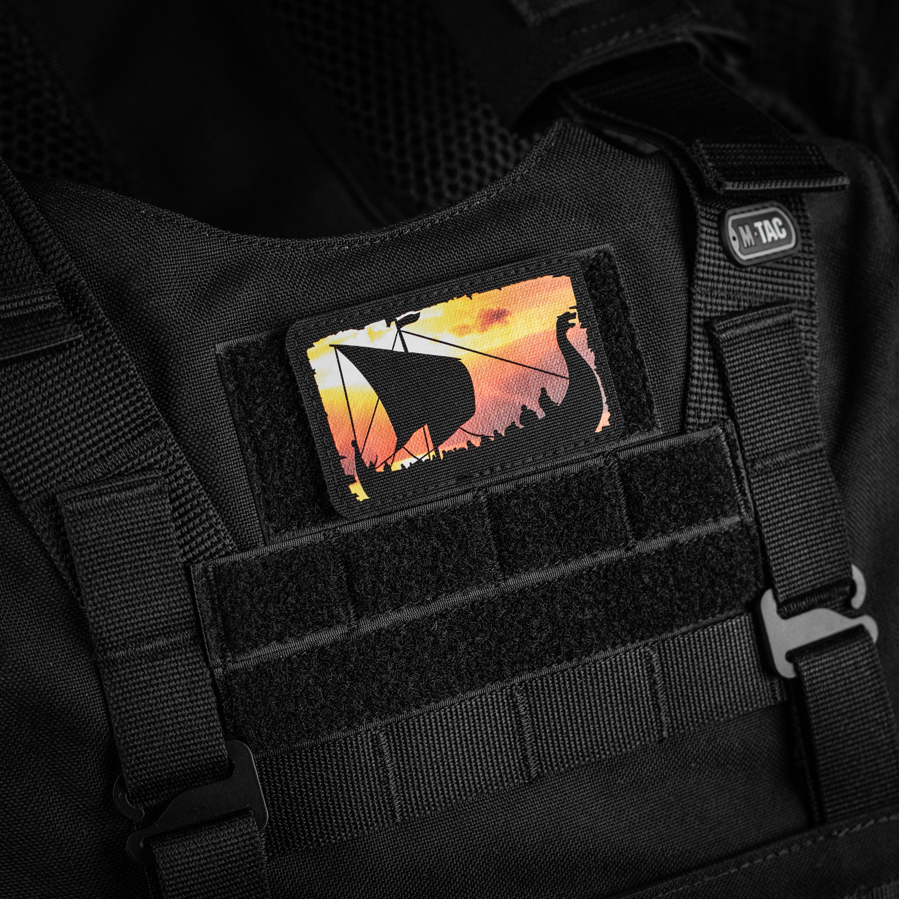 M-Tac нашивка Expedition (80х50 мм) Black — 3