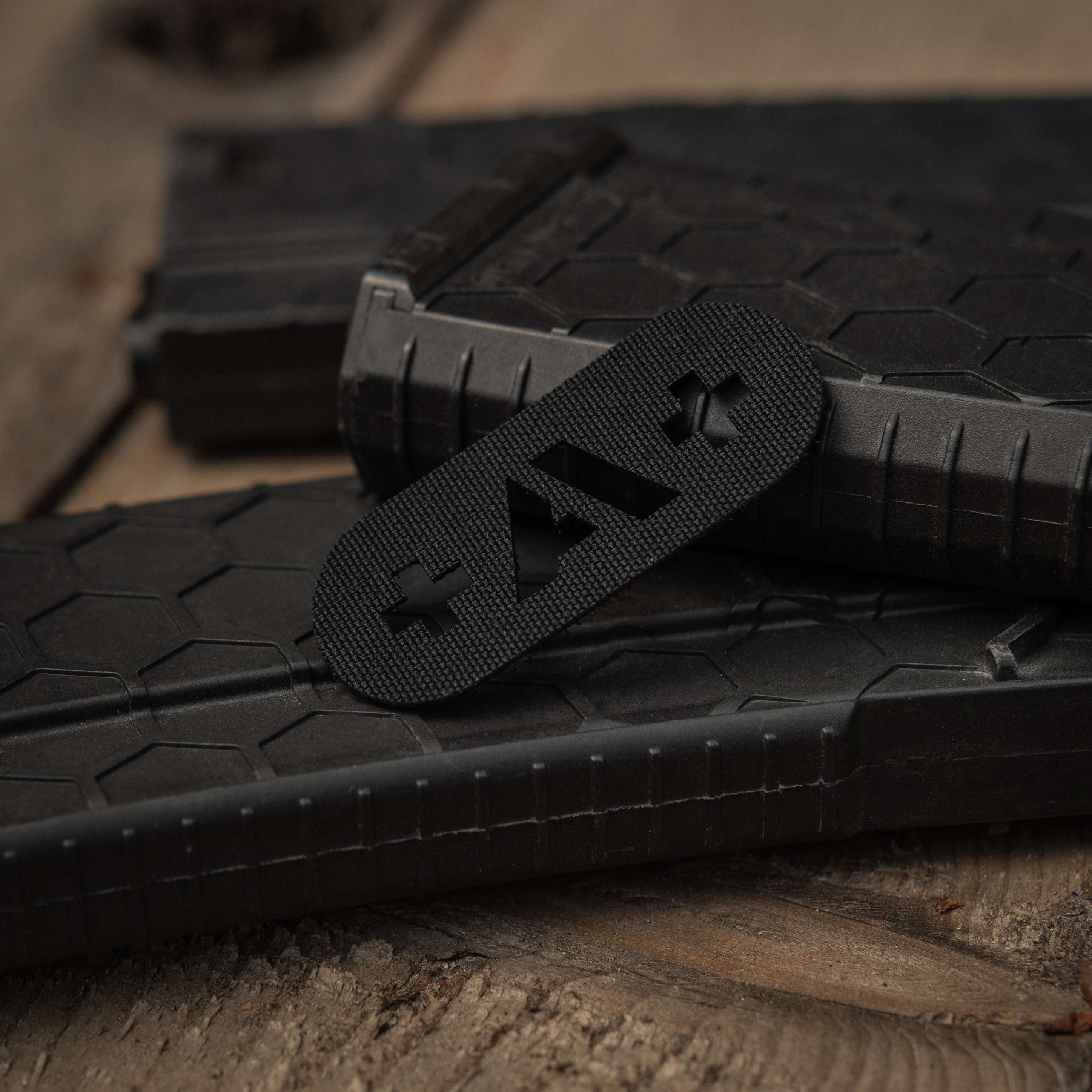 M-Tac нашивка группа крови +A+ сквозная Laser Cut Black — 4