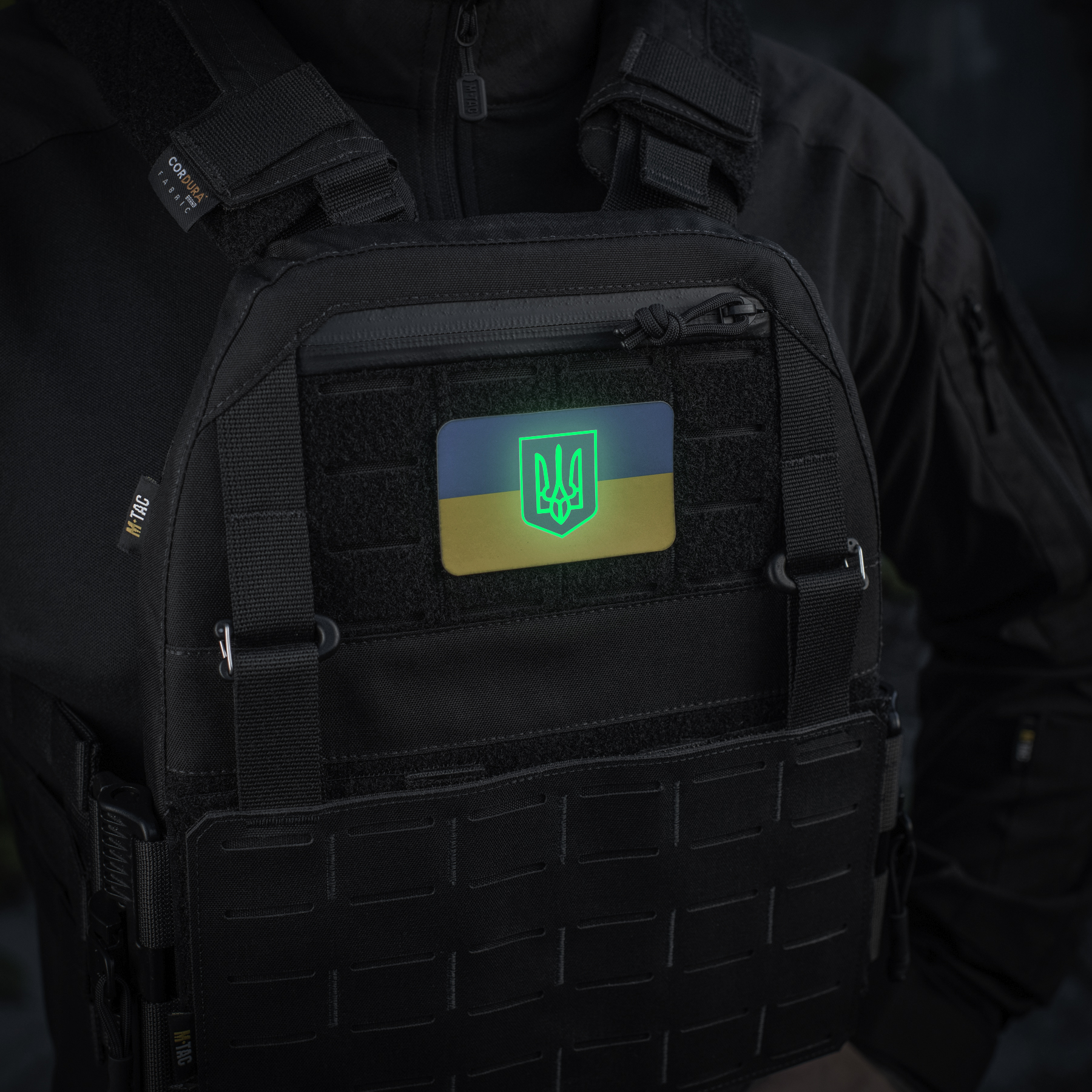 M-Tac нашивка флаг Украины с гербом (80х50 мм) Full Color/GID — 9