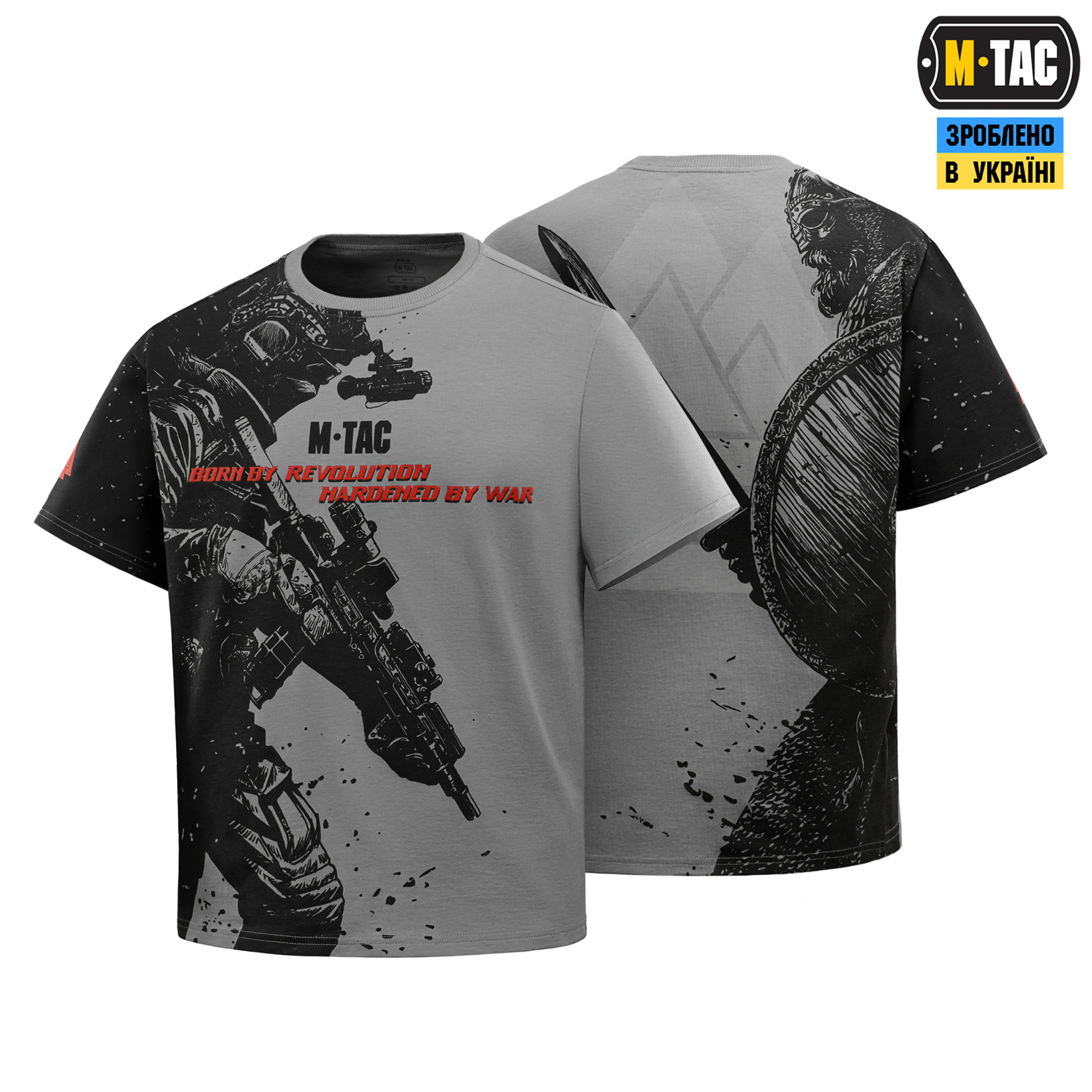 M-Tac футболка Warrior Oversize Light Grey — 2