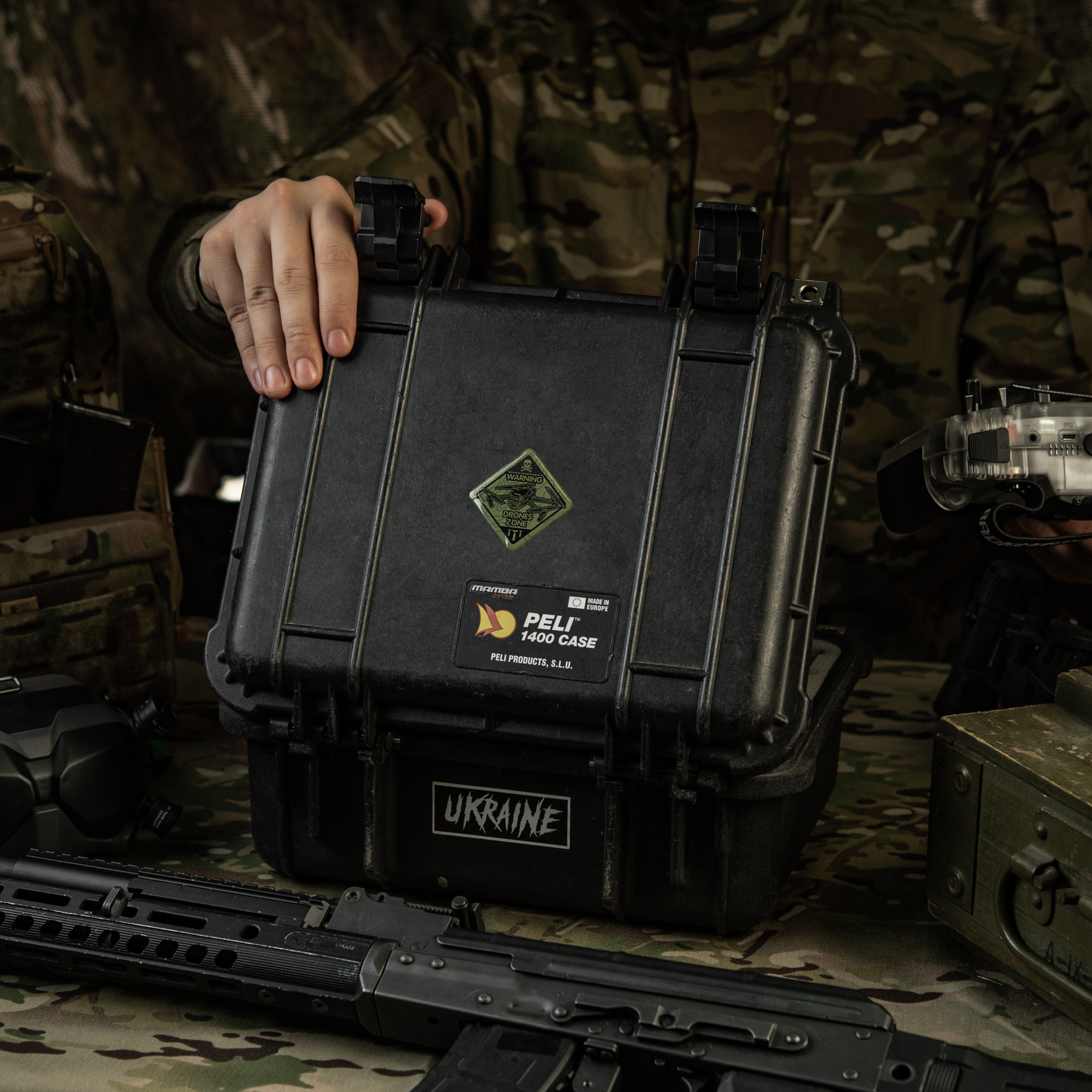 M-Tac наклейка обємна Drones Zone Olive — 8