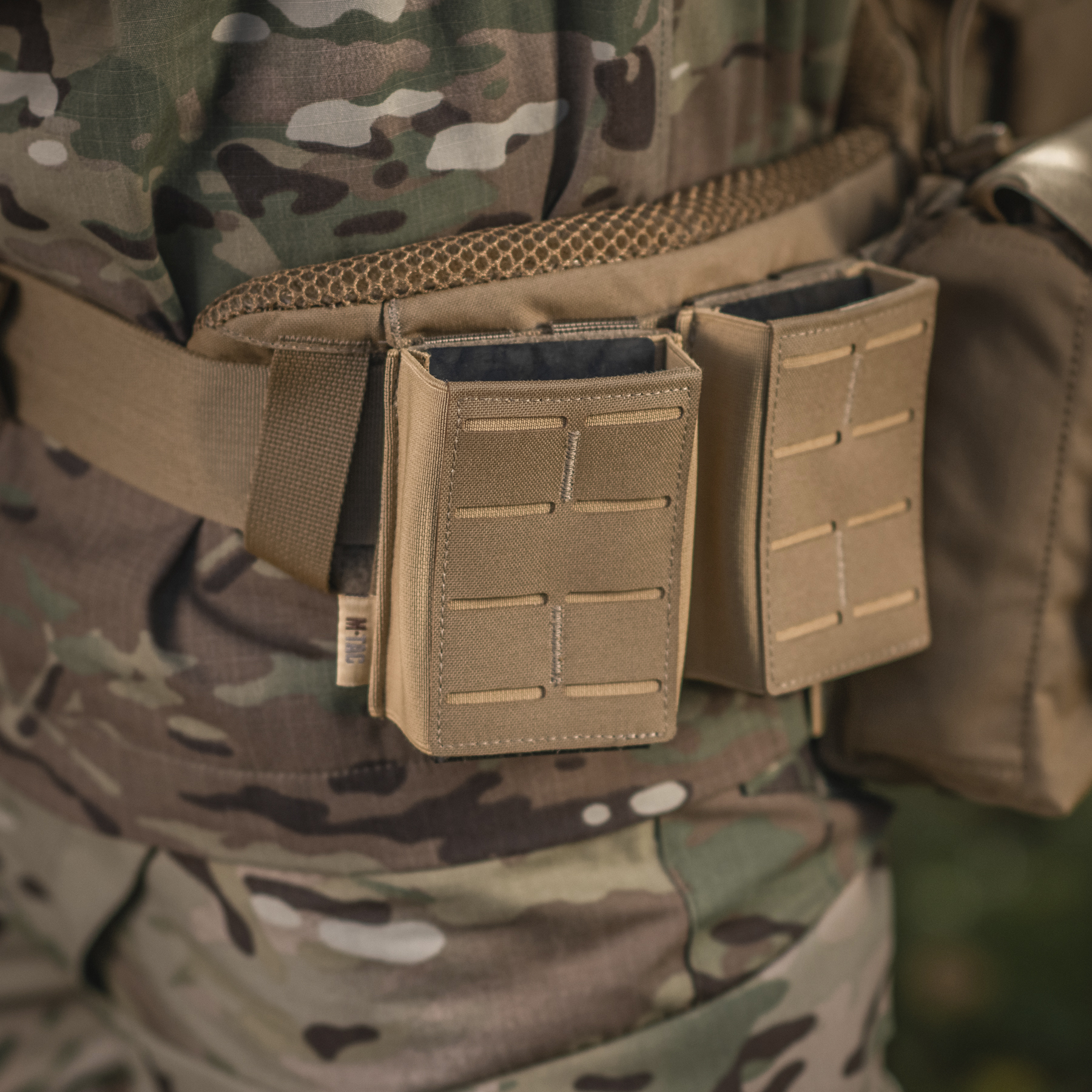 M-Tac подсумок для магазина на резинке (10 см) Laser Cut Coyote — 24