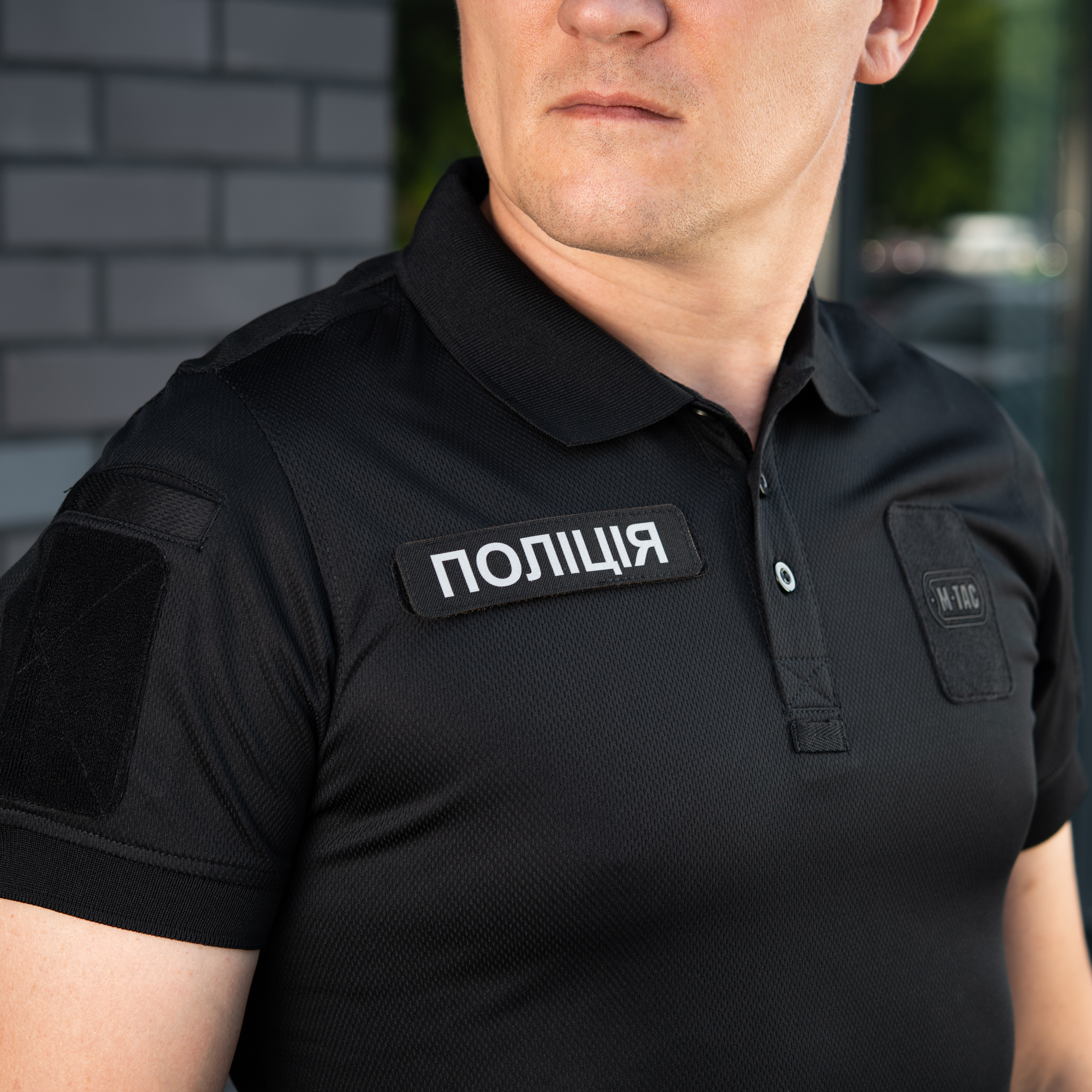 M-Tac нашивка Полиция (светоотражающая надпись) Black — 7